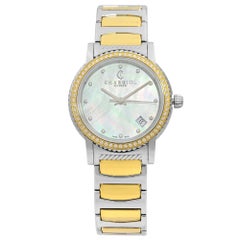 Charriol Parisii Montre pour femme avec cadran MOP en acier et diamants 0,40 carat P33SY2D.921.001