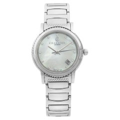 Used Charriol Parisii Steel Diamond White MOP Dial Quartz Ladies Watch P33S2.920.001