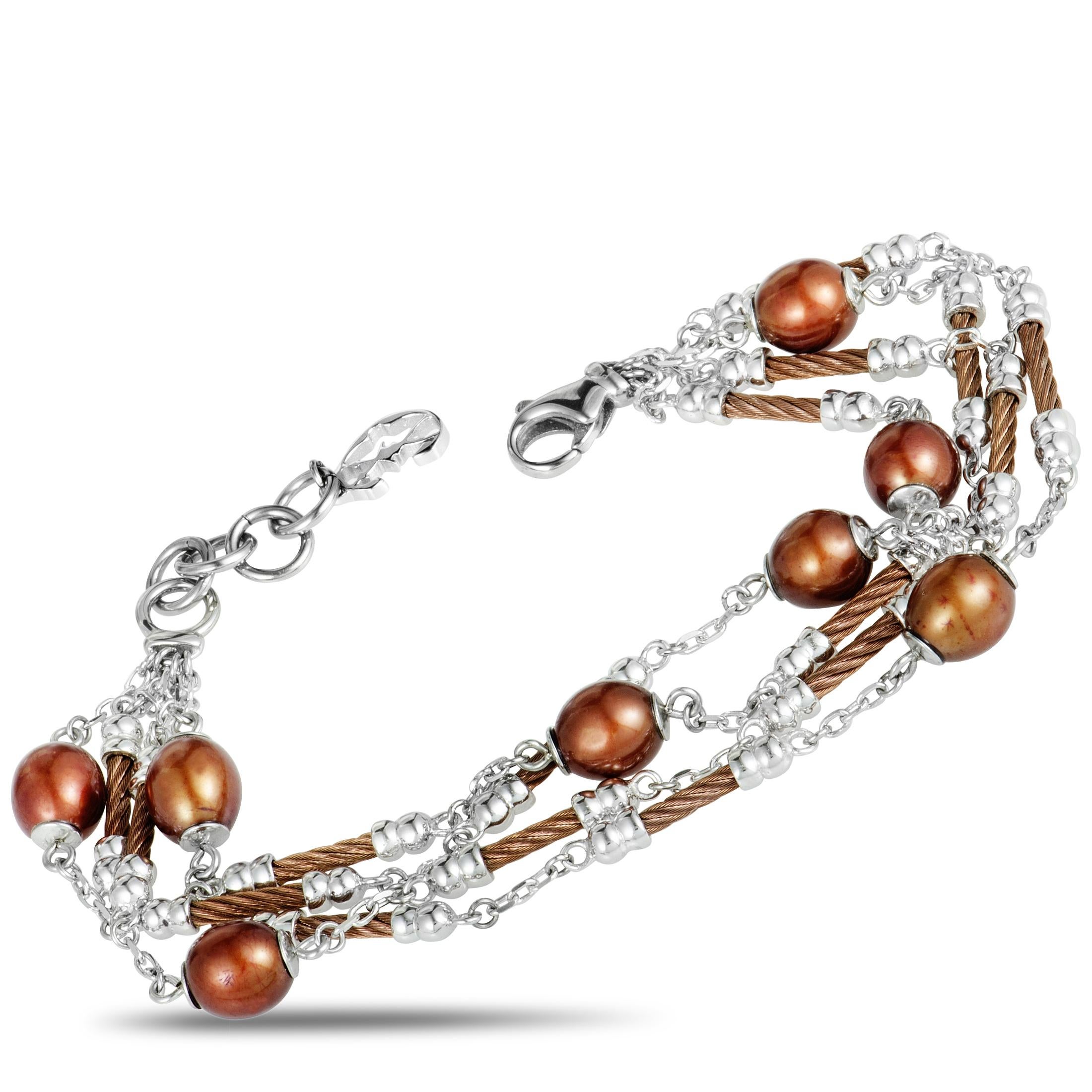 brown pearl bracelet