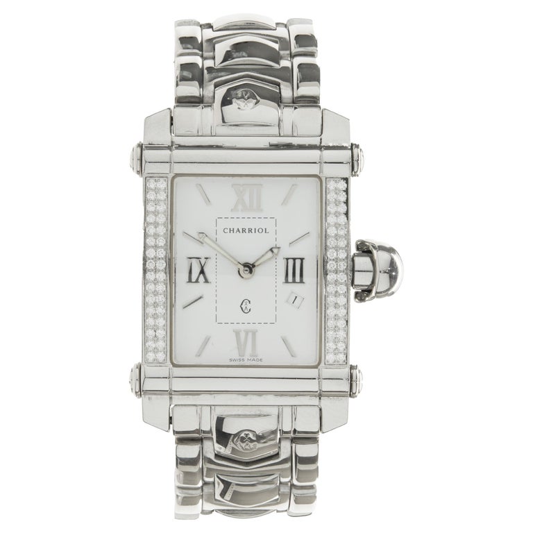 Montre Femme Charriol Columbus W171 – Acier Inoxydable, Quartz Suisse – Occasion
