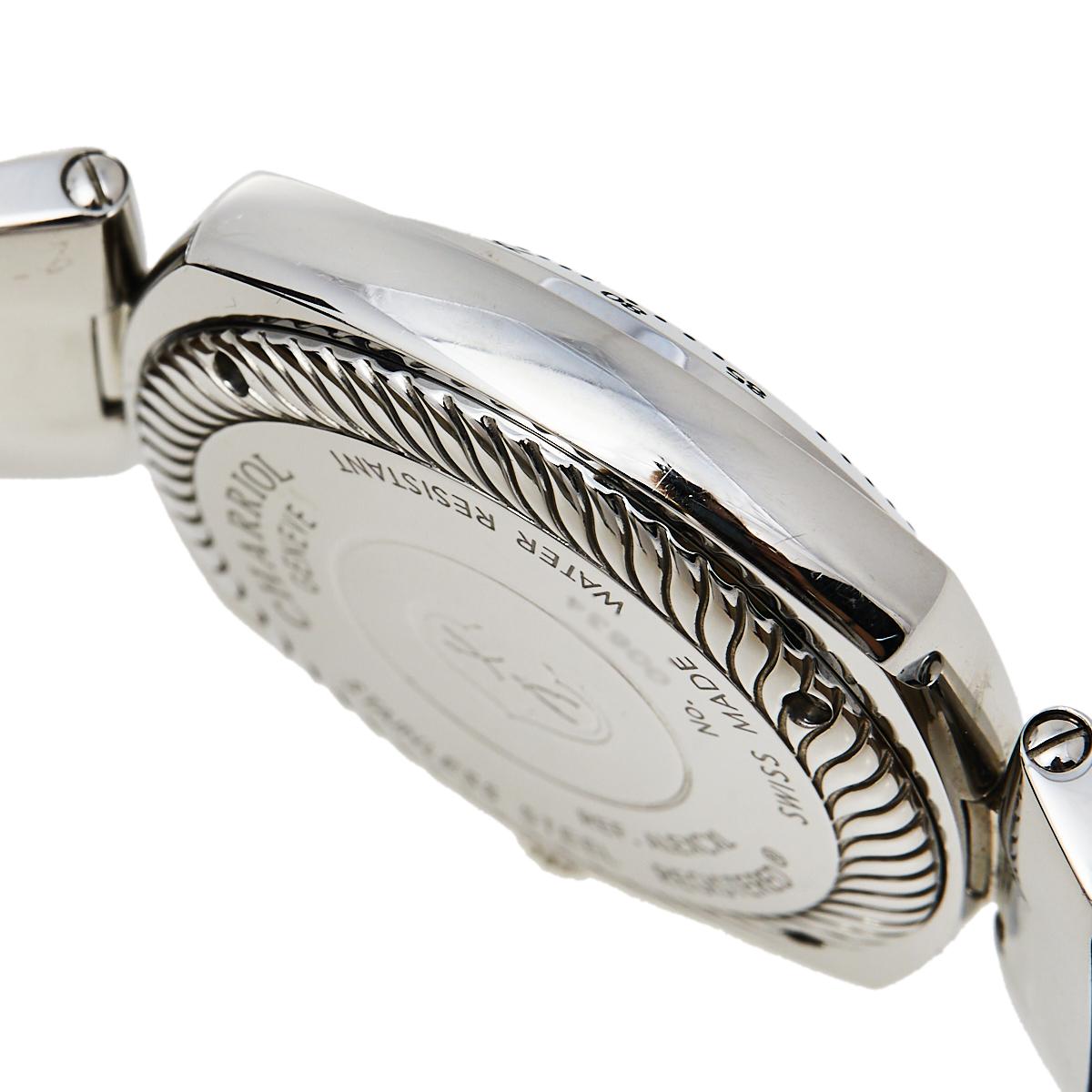 Charriol Silver Stainless Steel Alexander C REF.ALEXCXL Men's Wristwatch 40 mm 3