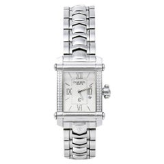 Charriol Silver Stainless Steel Diamonds Colvmbvs CCSTRH Women's Wristwatch 25mm