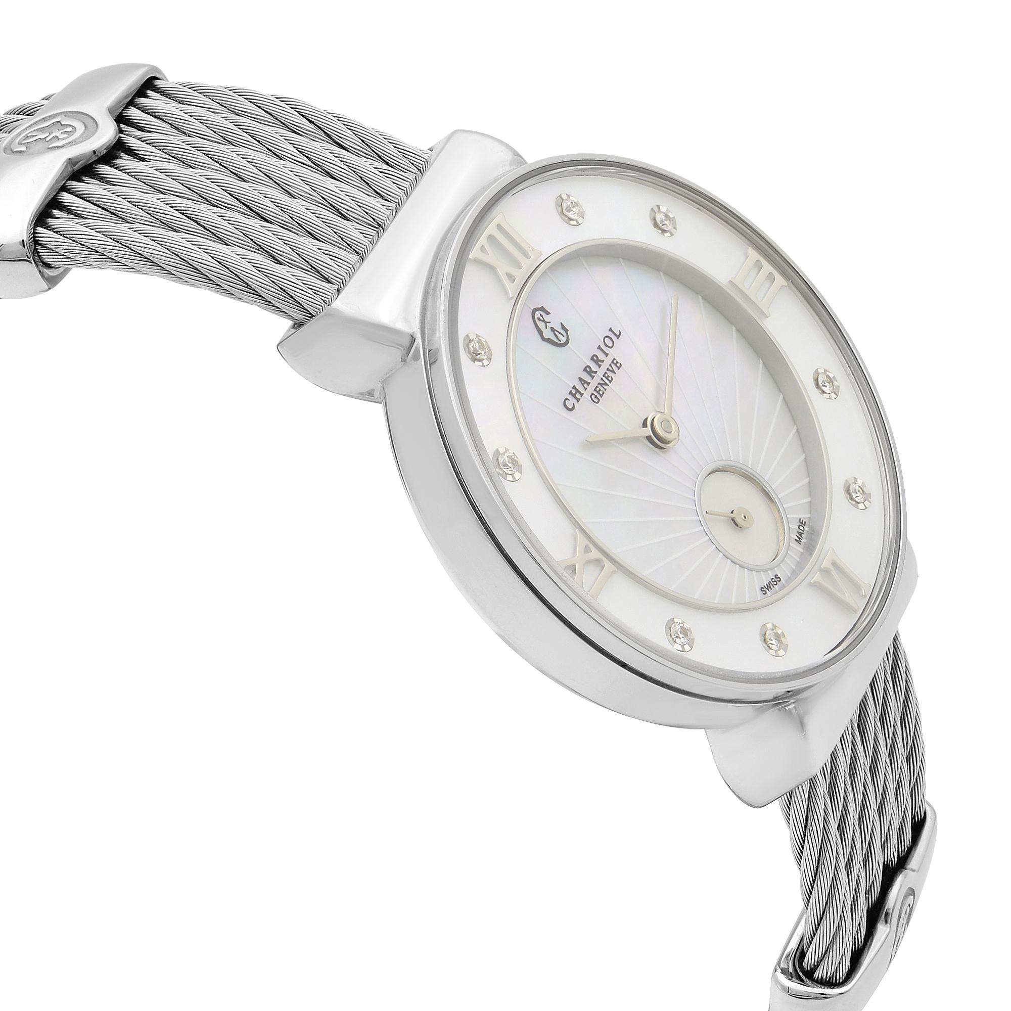 charriol st-tropez ladies quartz watch