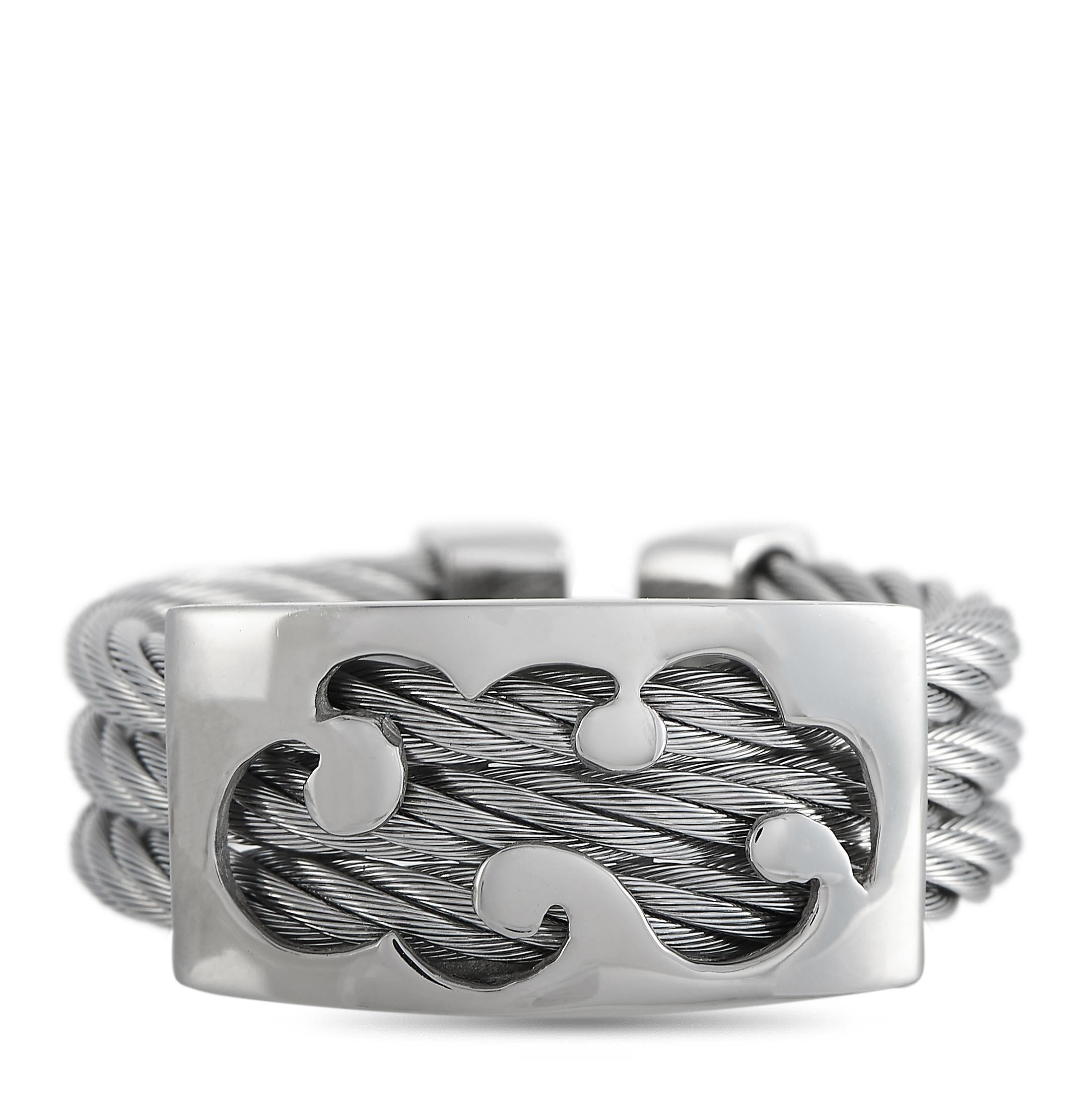 Charriol Tattoo Stainless Steel Ring 1