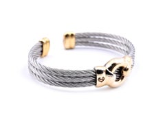 Charriol Two-Tone Cuff Cable Bracelet