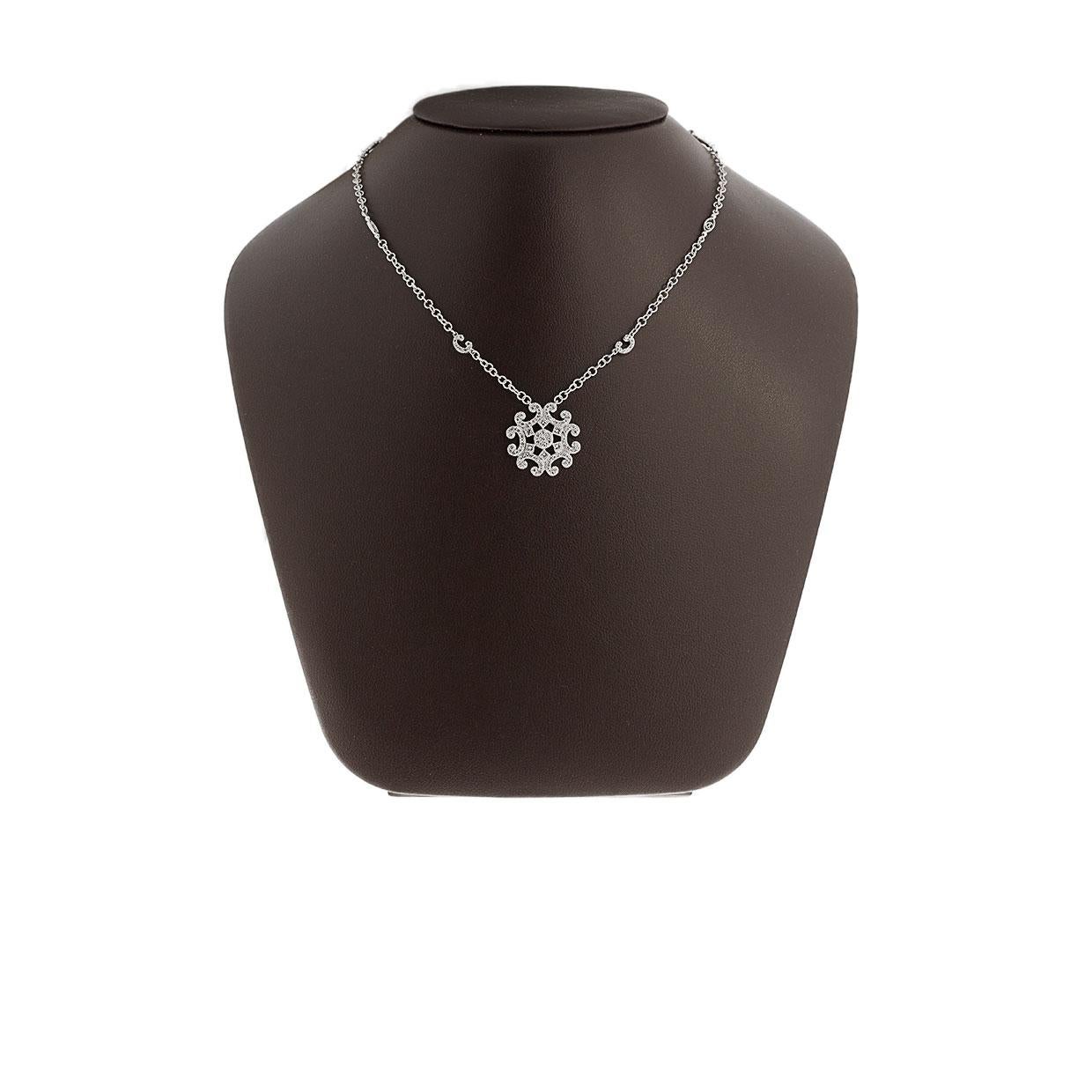 Item Details:
Brand: Charriol
Collection: Snowflake
Total Carat Weight (TCW) 0.75 ctw
Estimated Retail $7,000.00
Metal: 18K White Gold
Length: 16