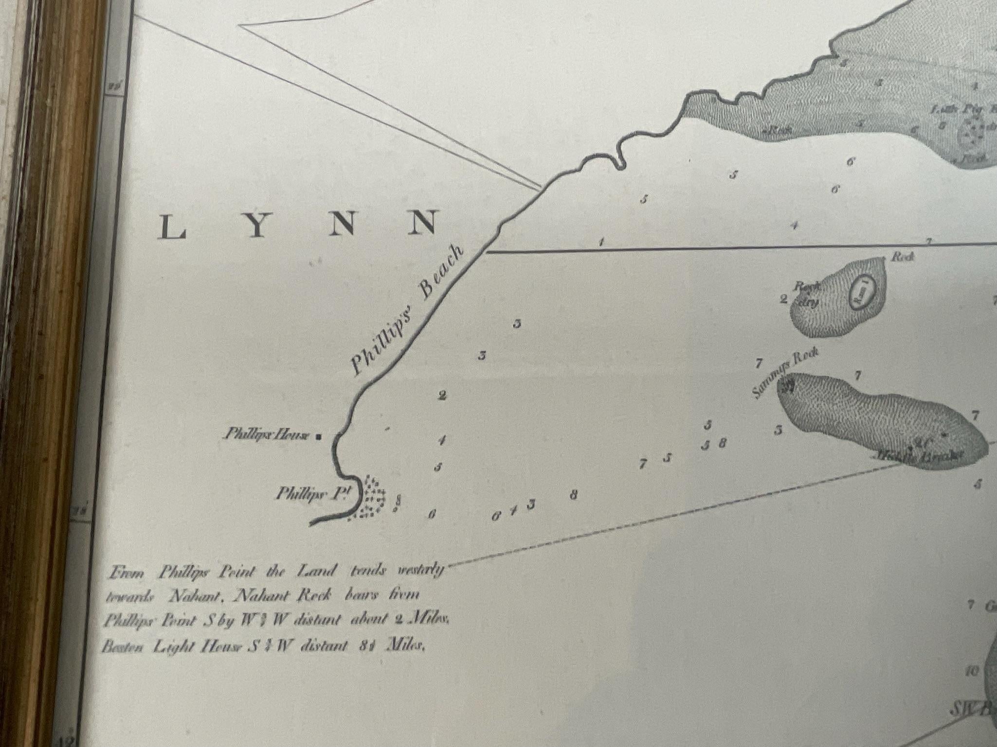 Chart of Boston's North Shore For Sale 8