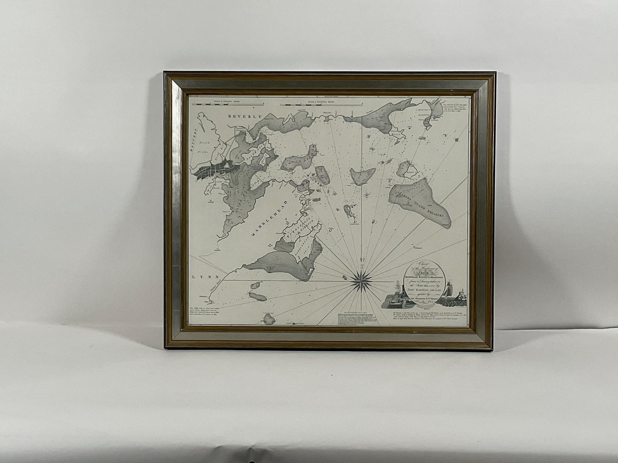 North American Chart of Boston's North Shore For Sale