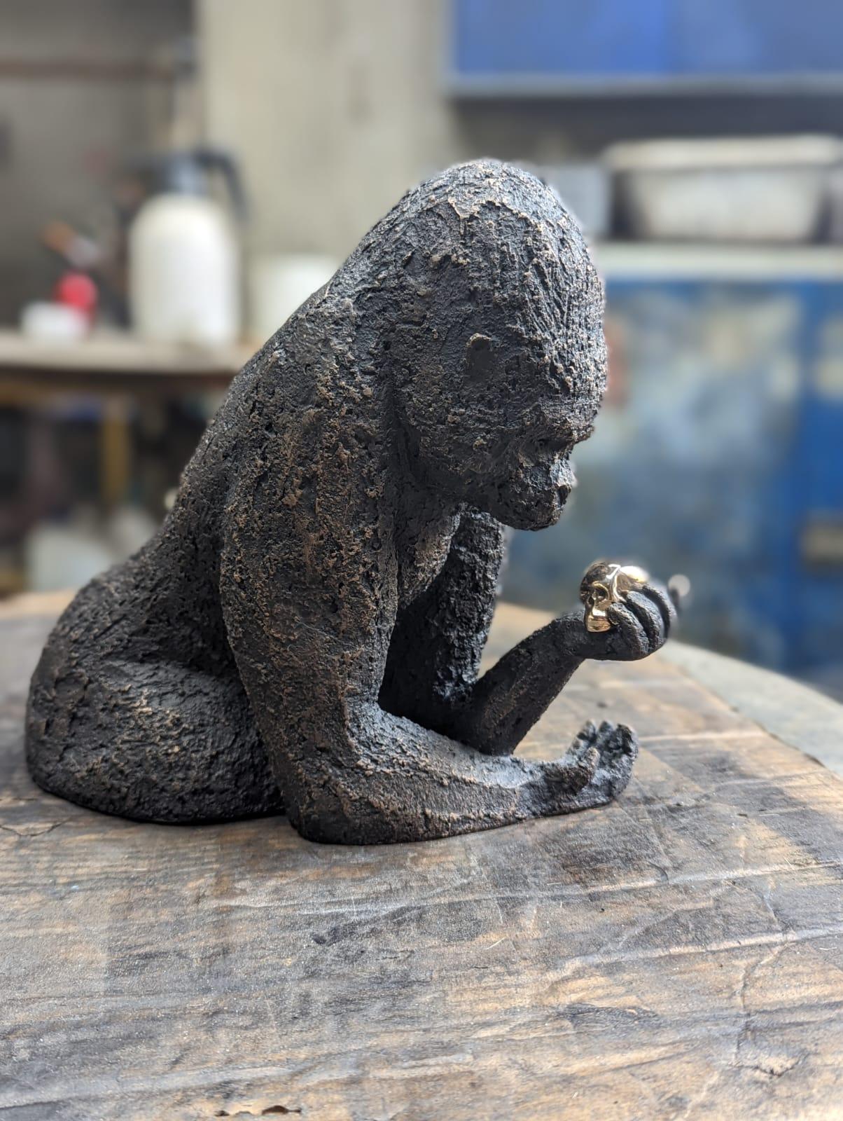 Variation existentielle - Sculpture by Chartier Sébastien