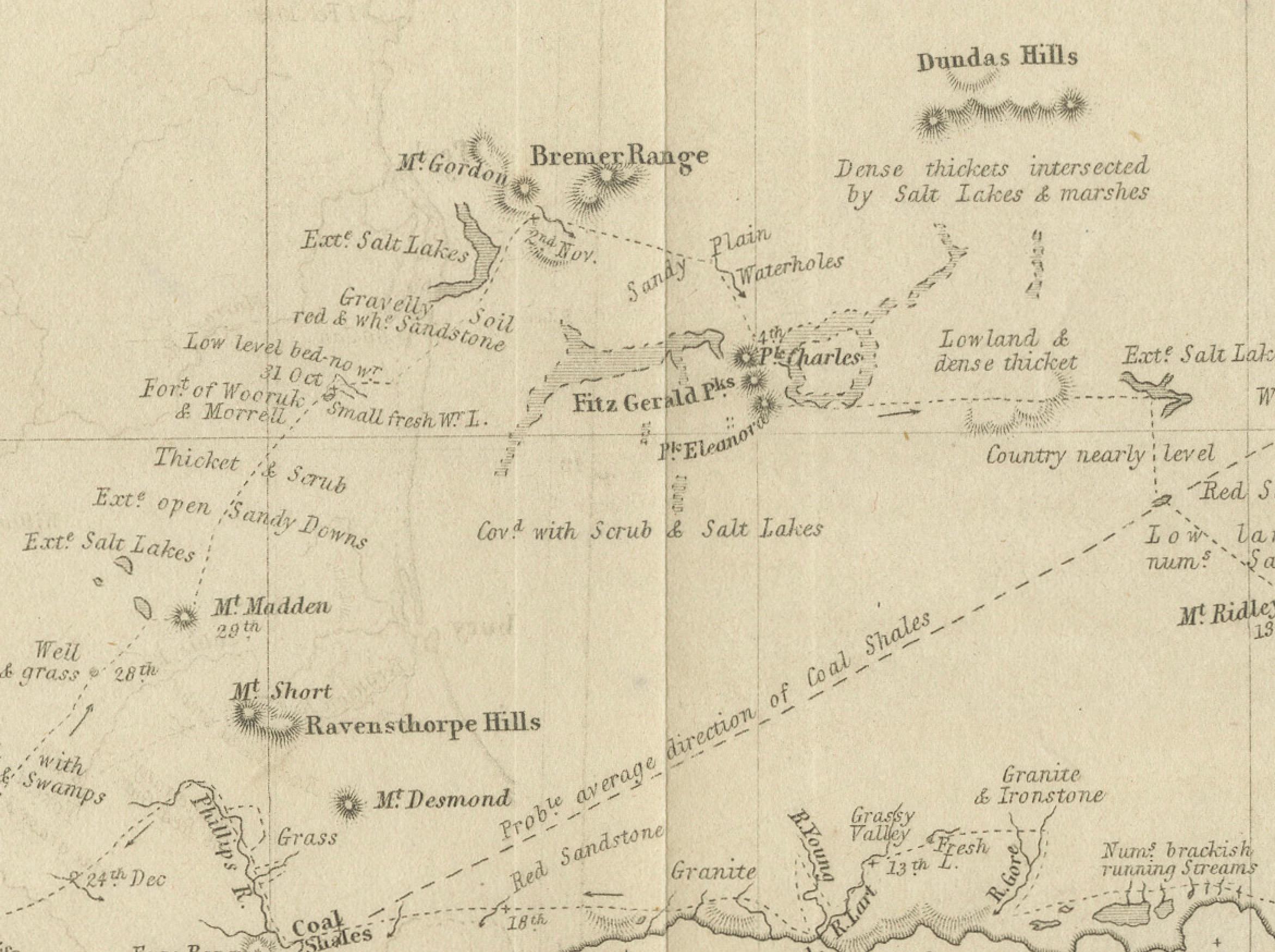 Charting the West: Surveyor General Roe’s Western Australian Expedition , 1852 For Sale 2