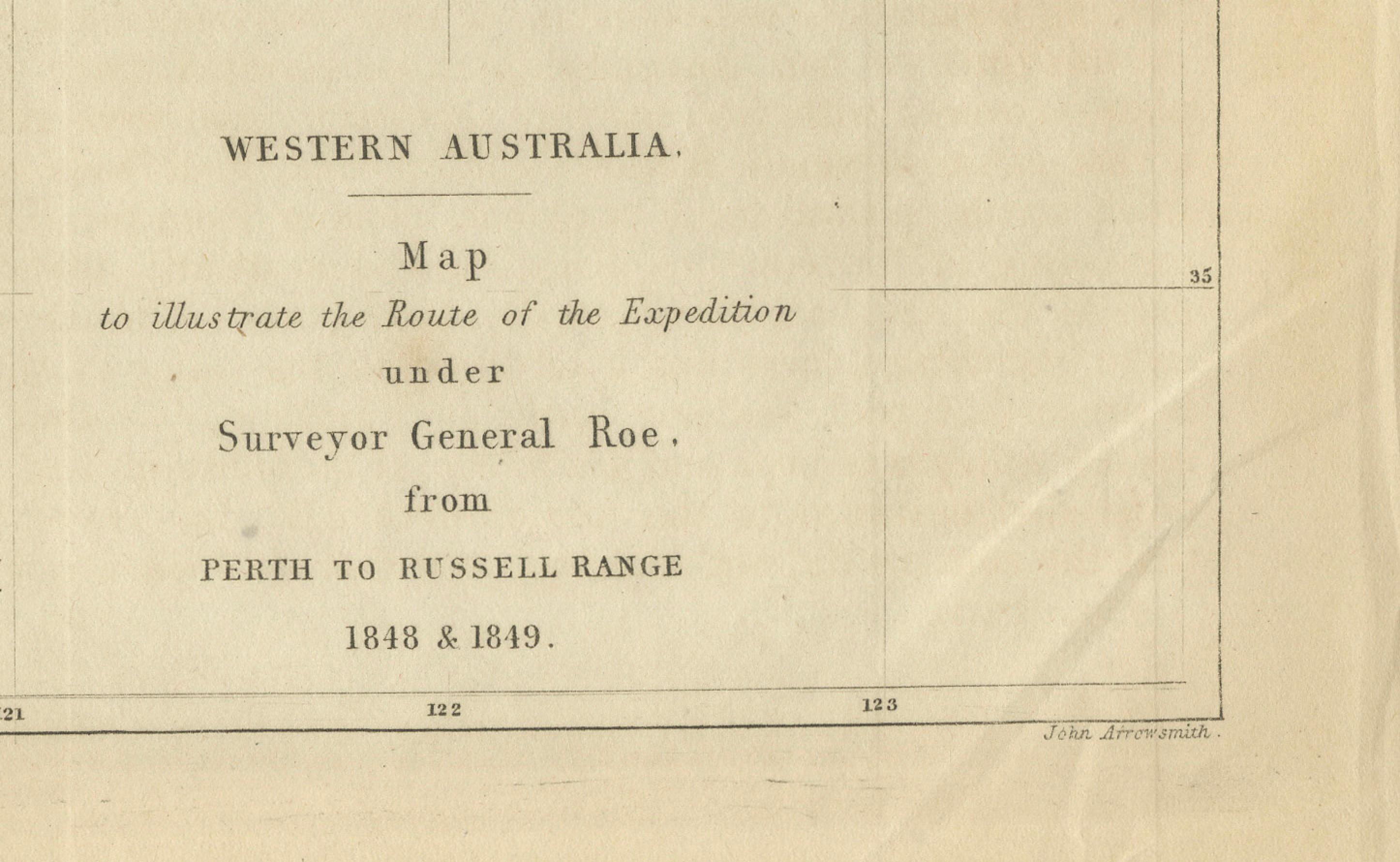Charting the West: Surveyor General Roe’s Western Australian Expedition , 1852 For Sale 4