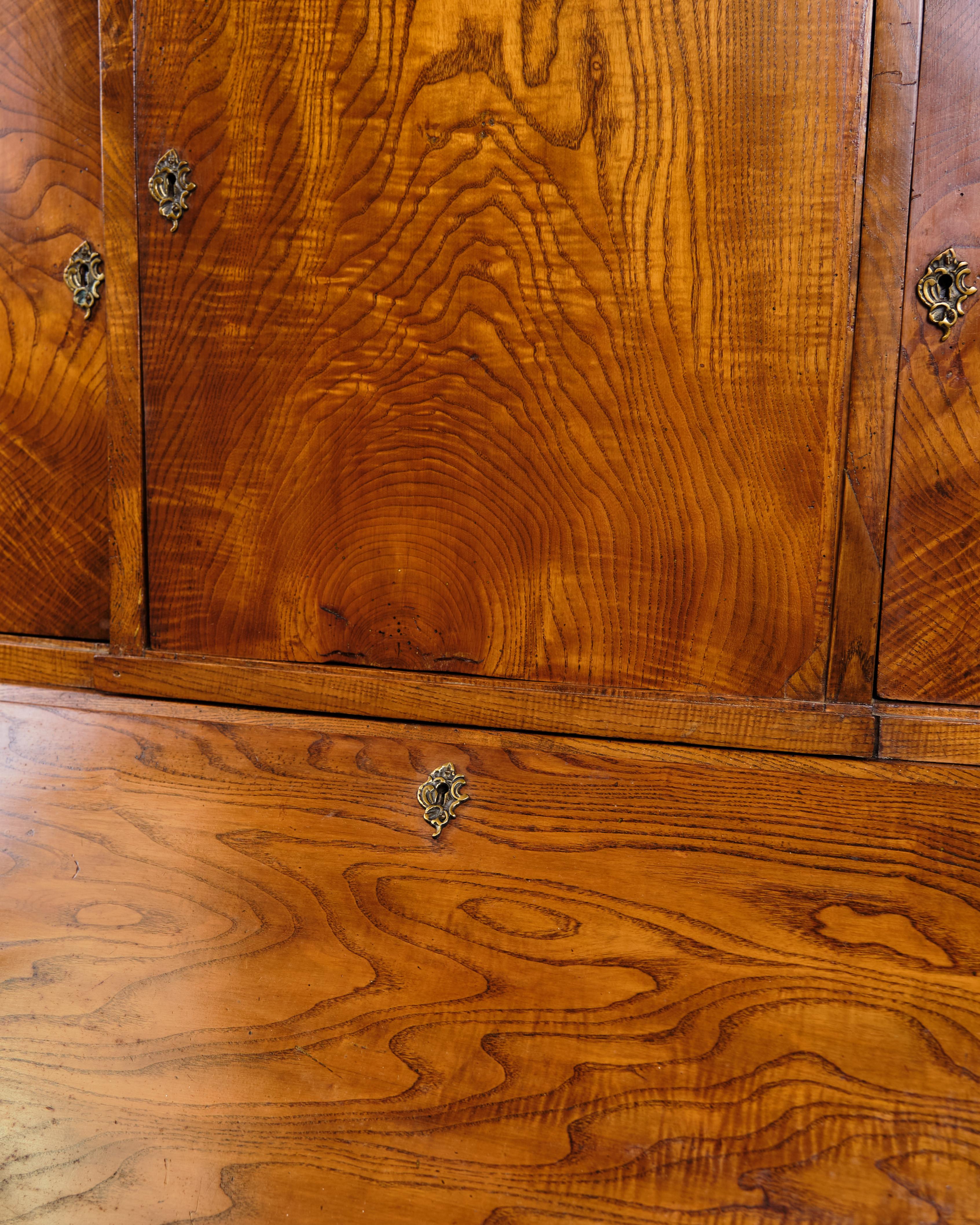 Chartol in stile Louis Seize in Oak e ottone del 1840 in vendita 3