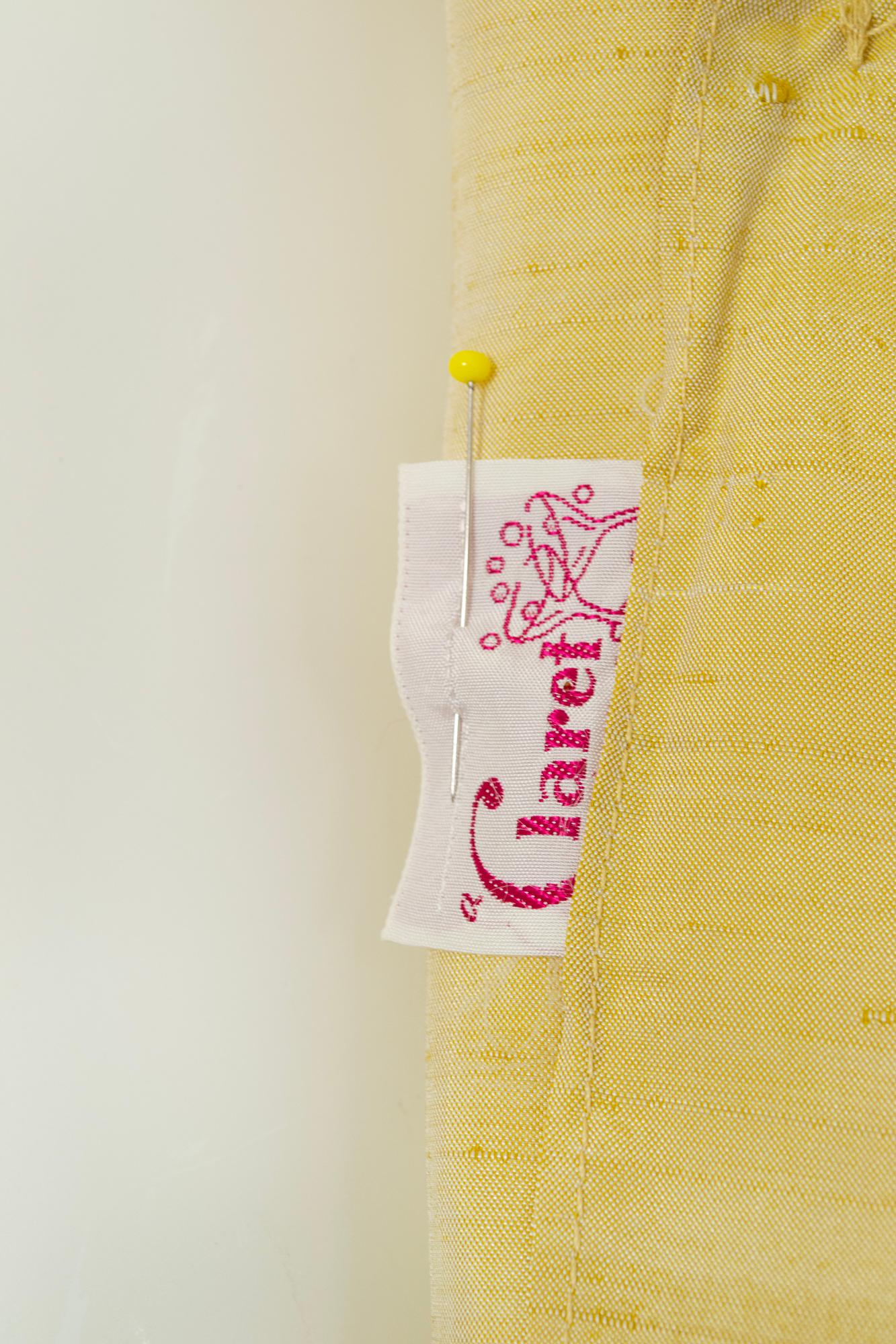 Camicia da campeggio dell'era atomica color chartreuse con colletto a stella con strass - XS, anni '50 in vendita 7