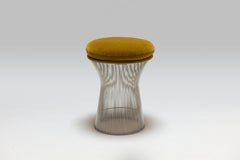 Chartreuse Green Warren Platner Stool by Knoll