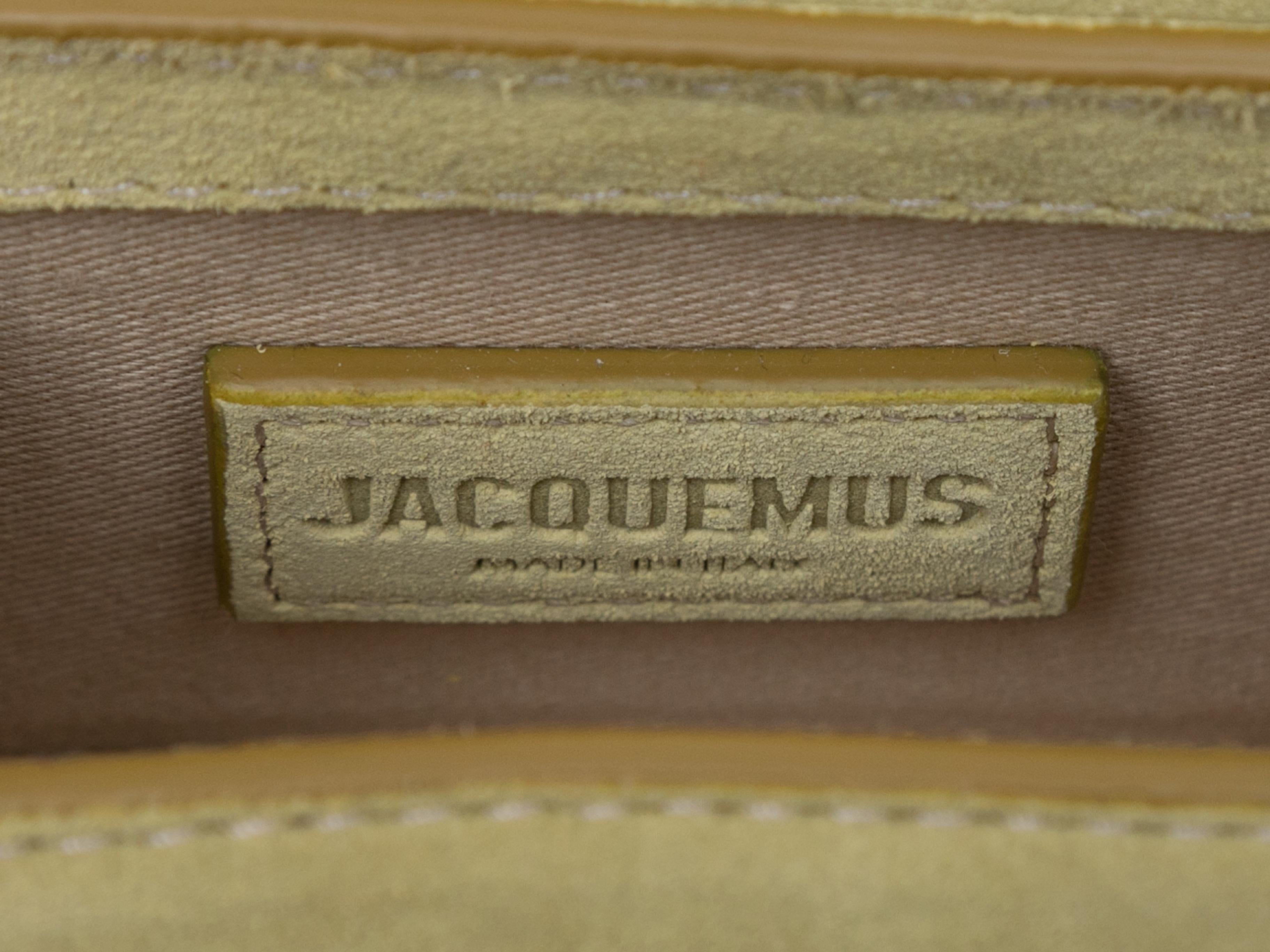 Chartreuse Jacquemus Suede Mini Crossbody Bag 3