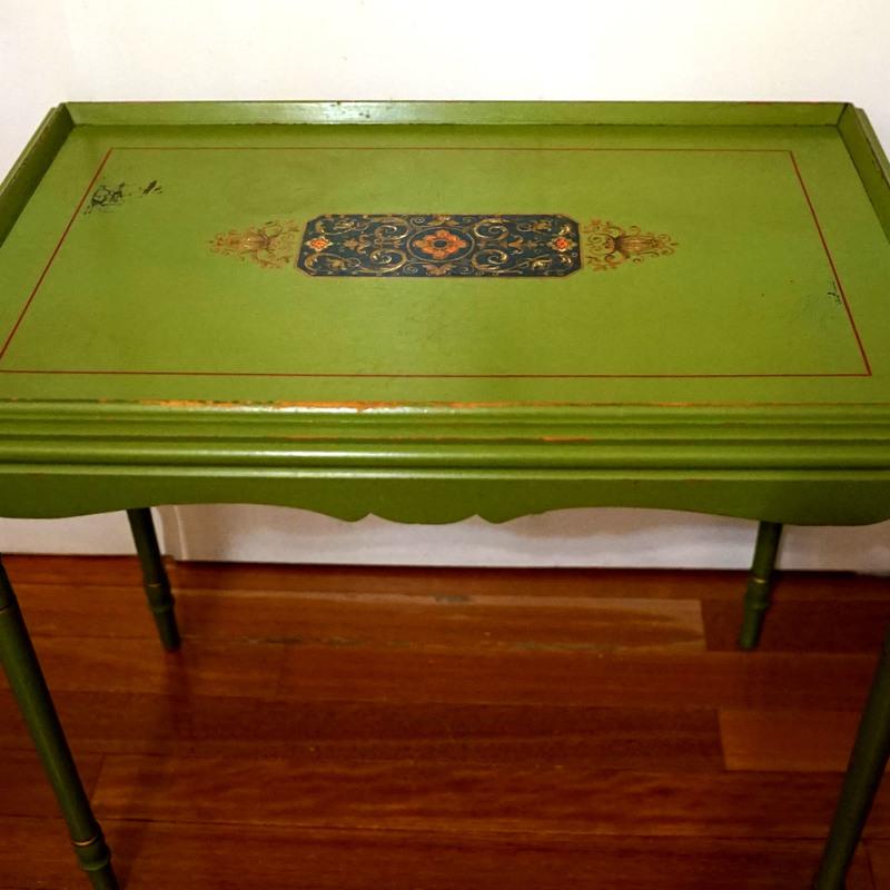 vintage enamel tables