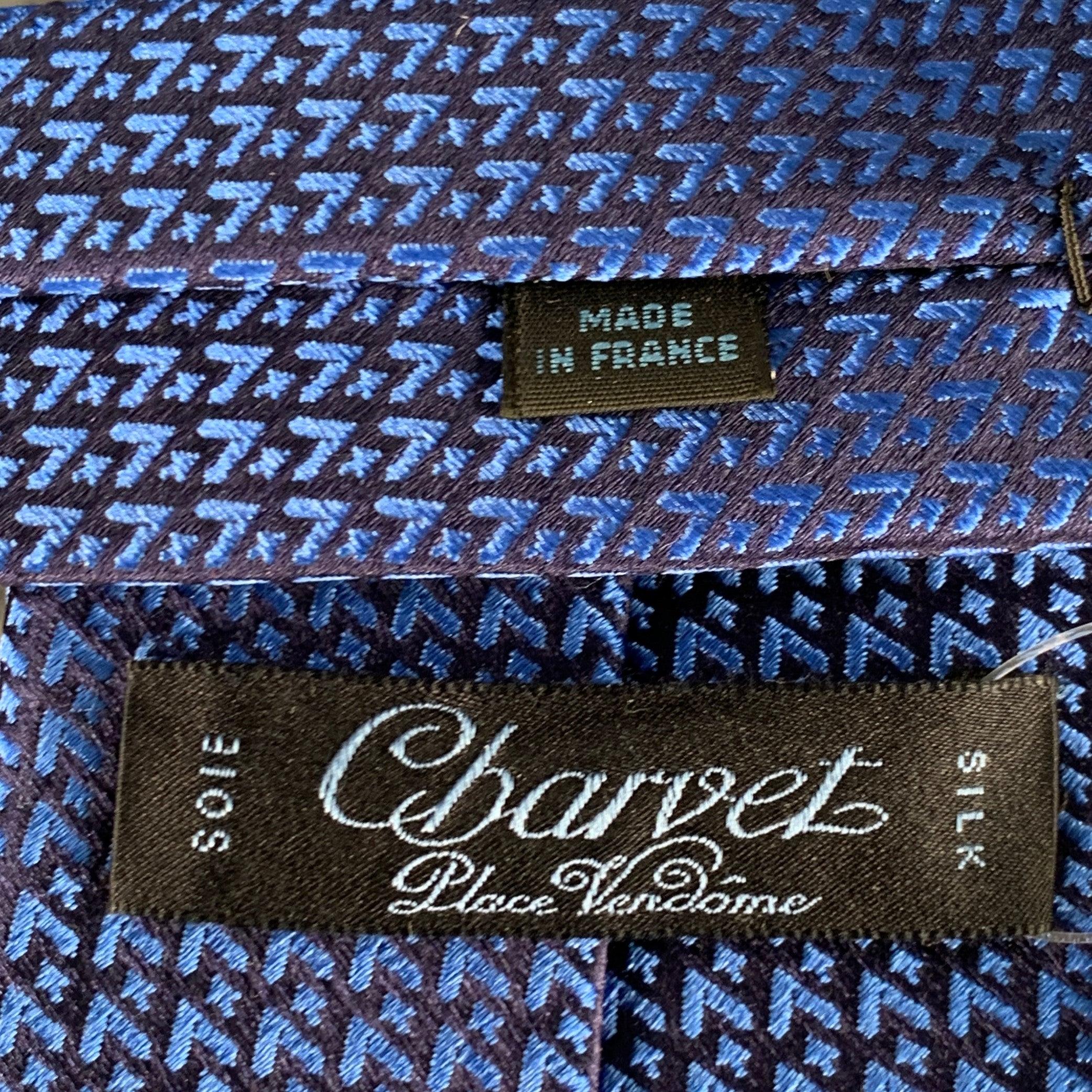 CHARVET Marineblaue Seidenkrawatte im Zustand „Gut“ in San Francisco, CA