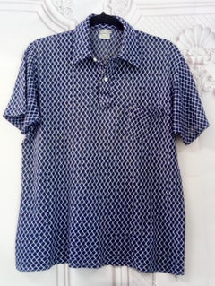 Charvet Herren-Polo aus Baumwoll-Mesh, Größe S