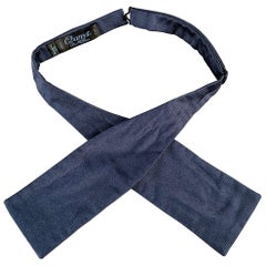 Charvet - Papillon in seta testurizzata color navy