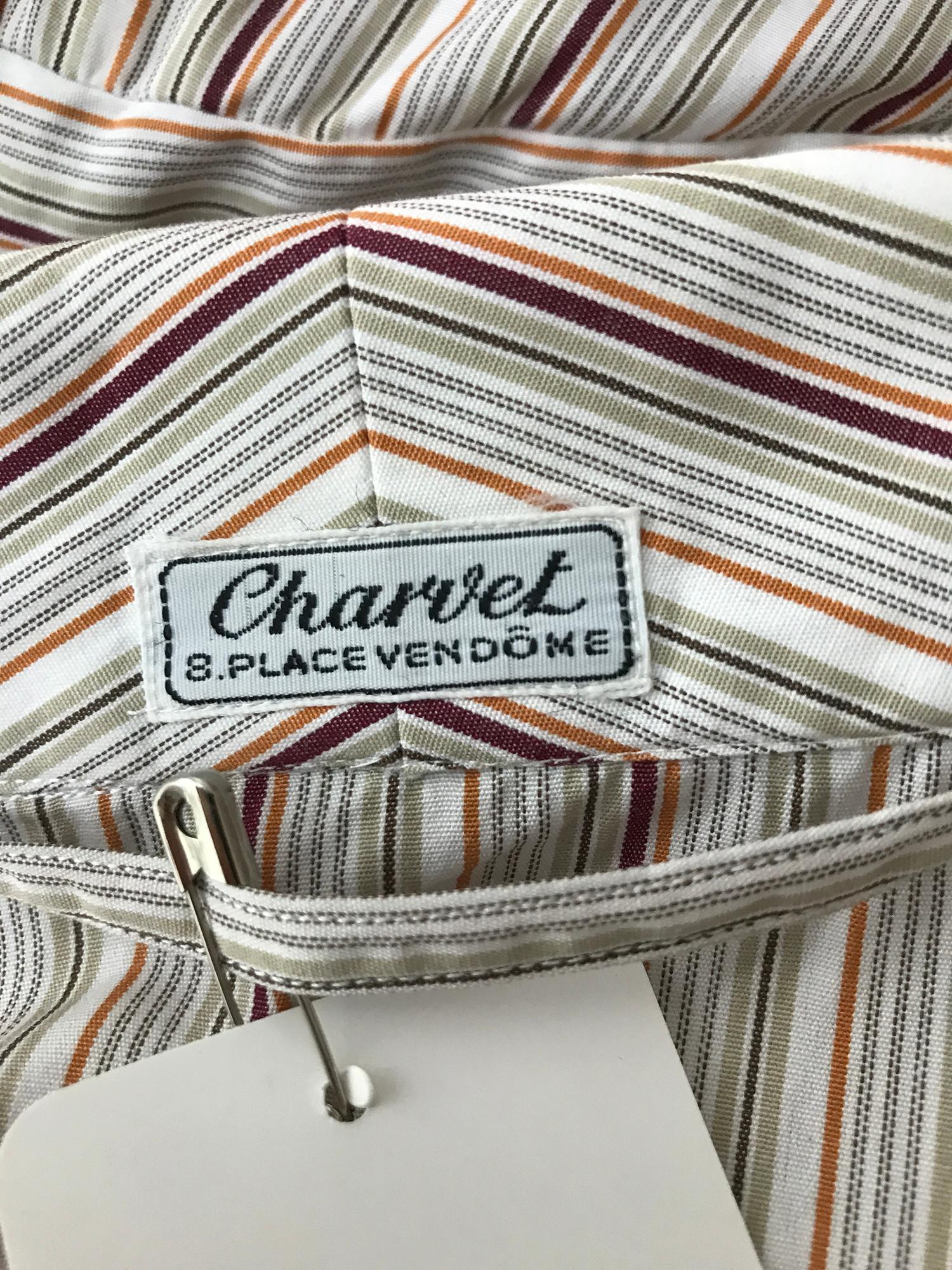 Charvet Paris - Robe en coton rayée 2