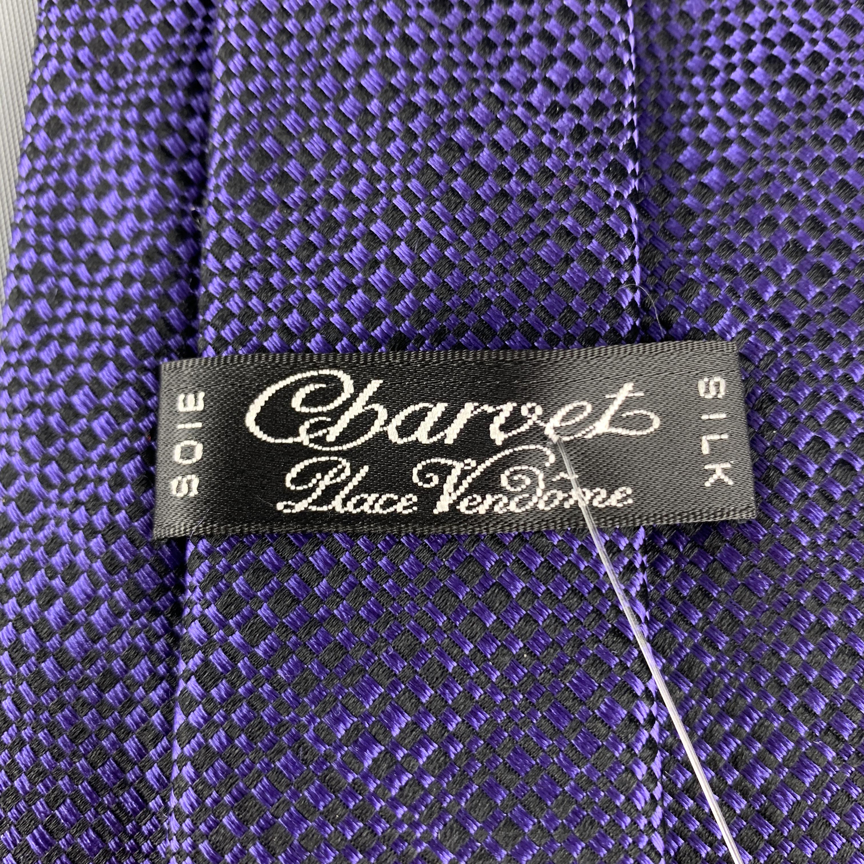 Men's CHARVET Purple Woven Silk Tie