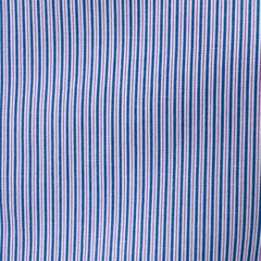 CHARVET Größe M Blau Flieder gestreiftes langärmeliges Hemd aus Baumwolle mit Knopfleiste und Kragen