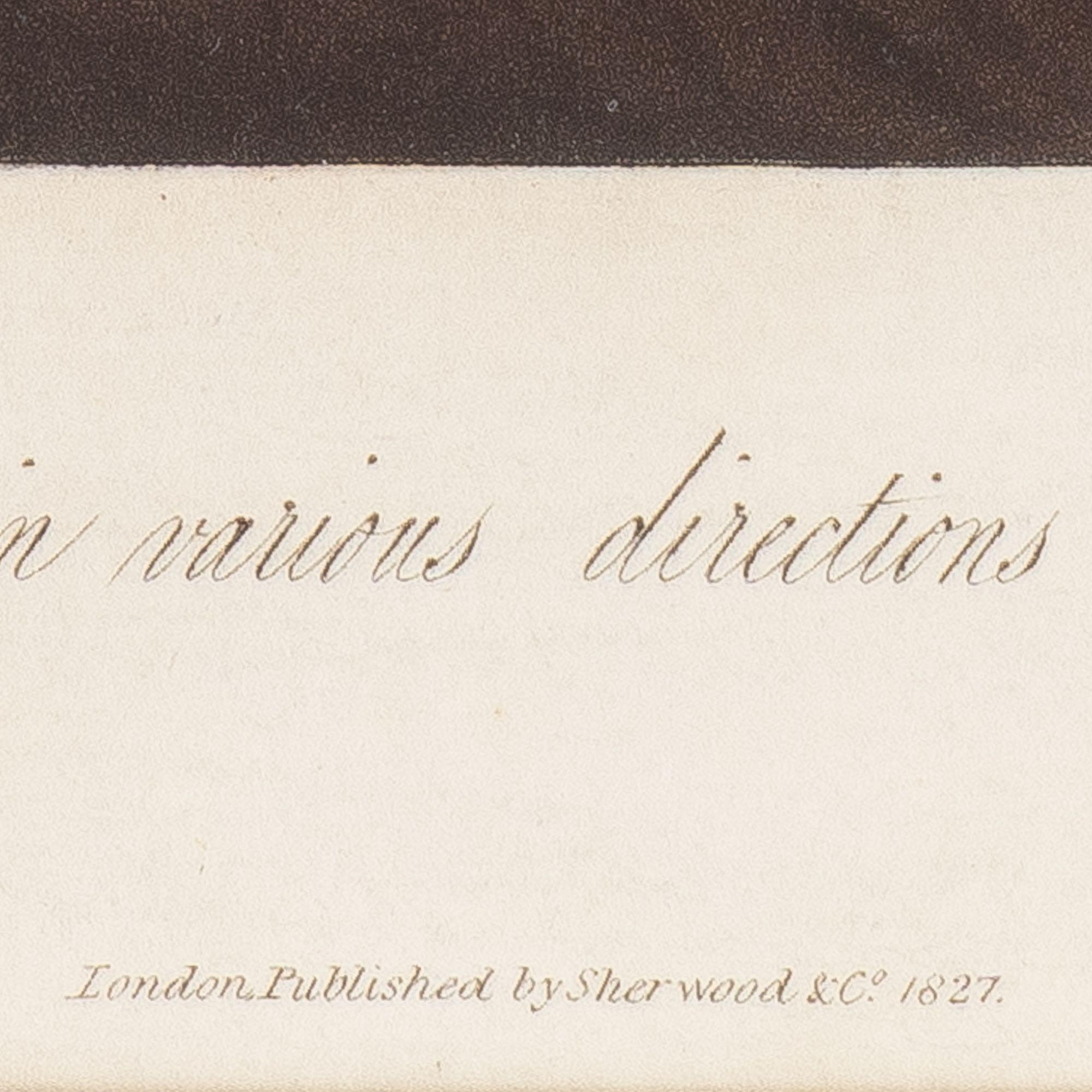 Charvolents Travelling In Various Directions With the Same Wind by Colman, 1827 In Good Condition For Sale In Kenilworth, IL