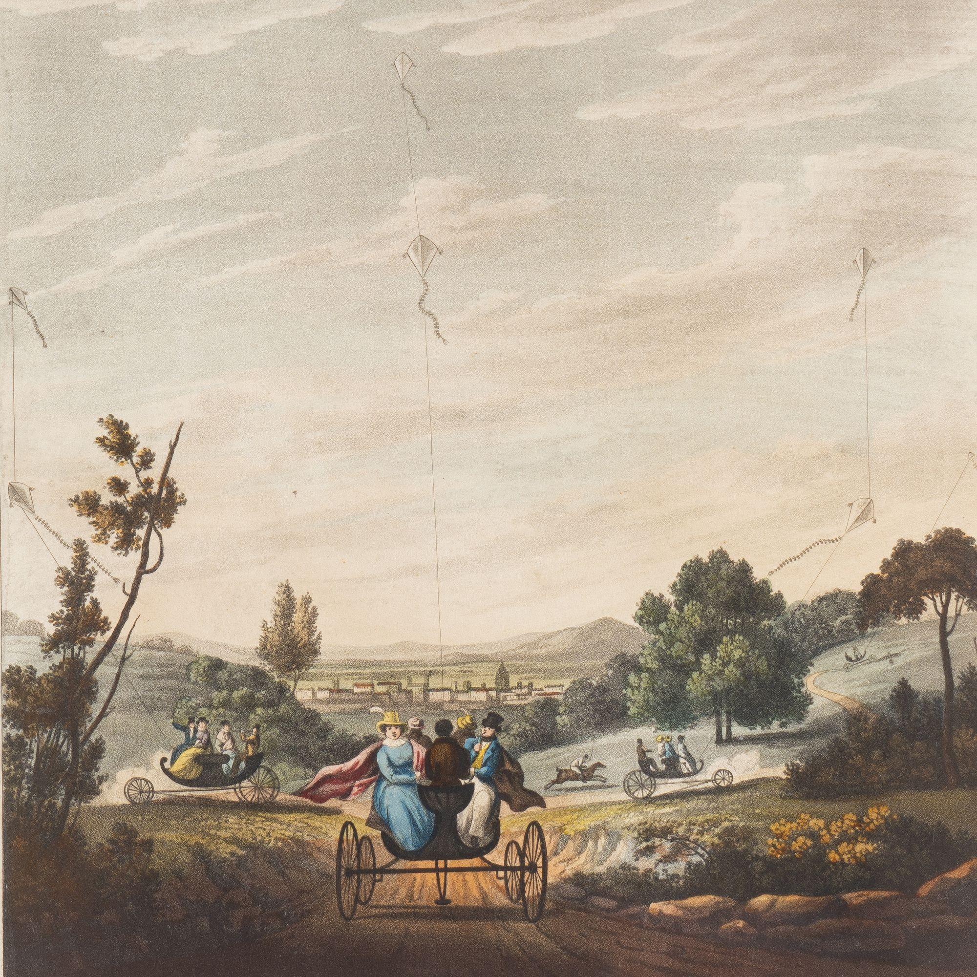 Charvolents Travelling In Various Directions With the Same Wind by Colman, 1827 For Sale 1