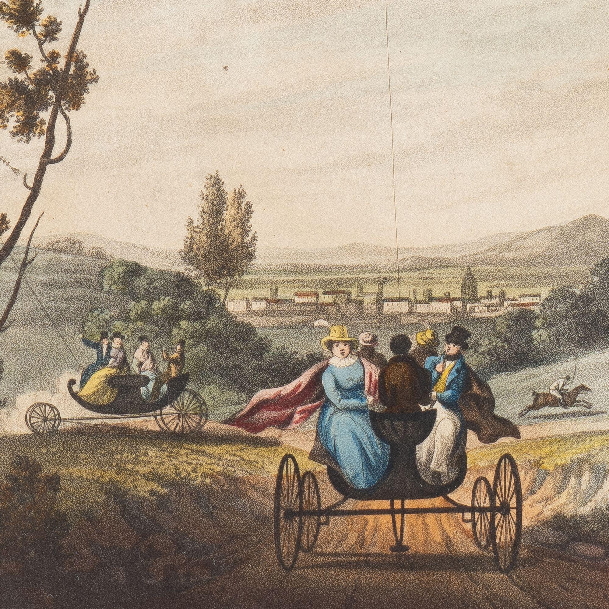 Charvolents Travelling In Various Directions With the Same Wind by Colman, 1827 For Sale 2