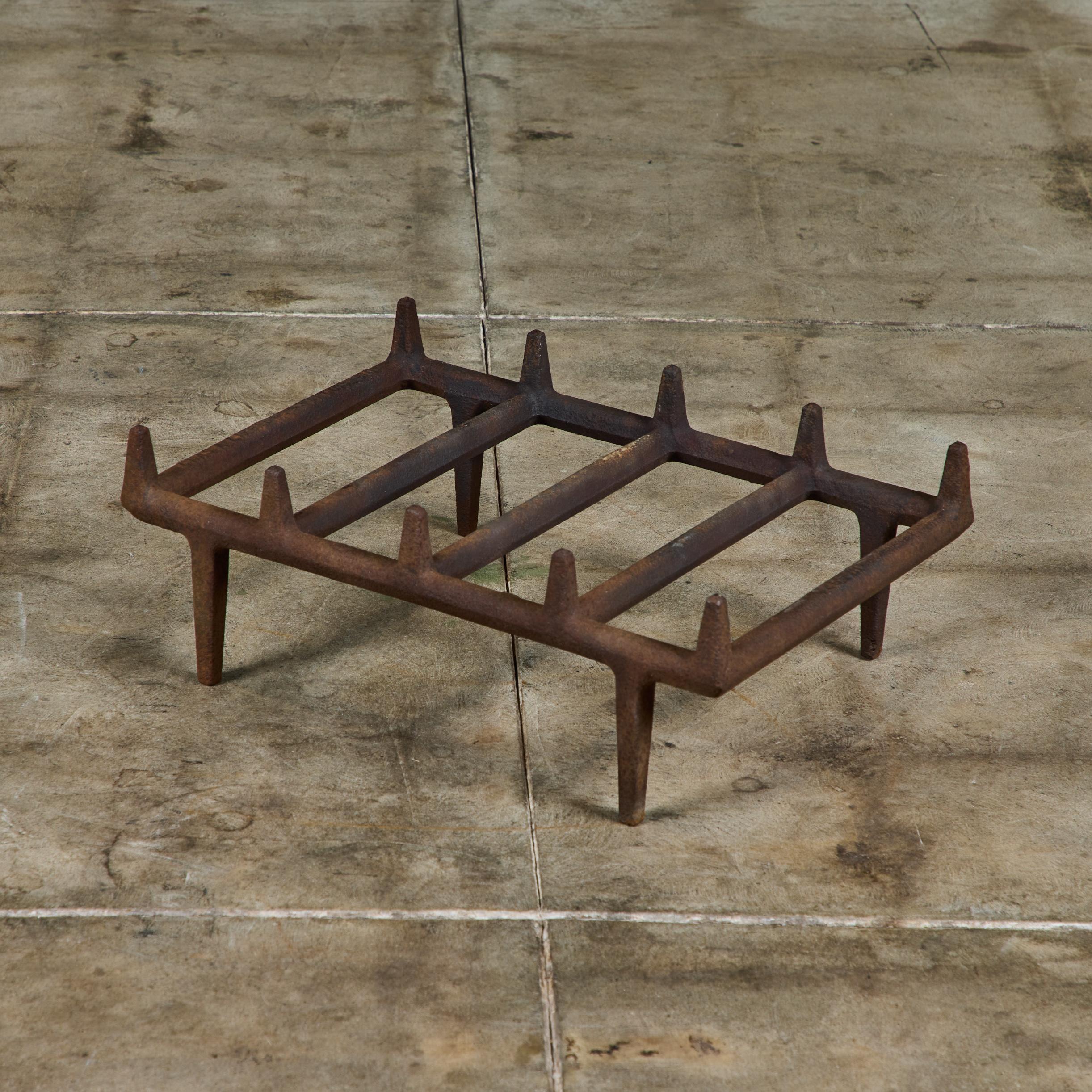 Grille de cheminée Chas A. Lieber Ironworks en vente 1