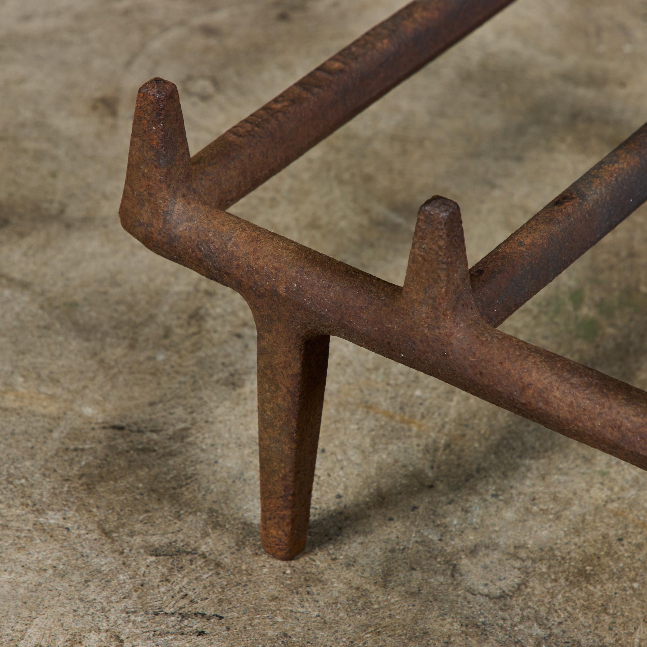 Grille de cheminée Chas A. Lieber Ironworks en vente 2