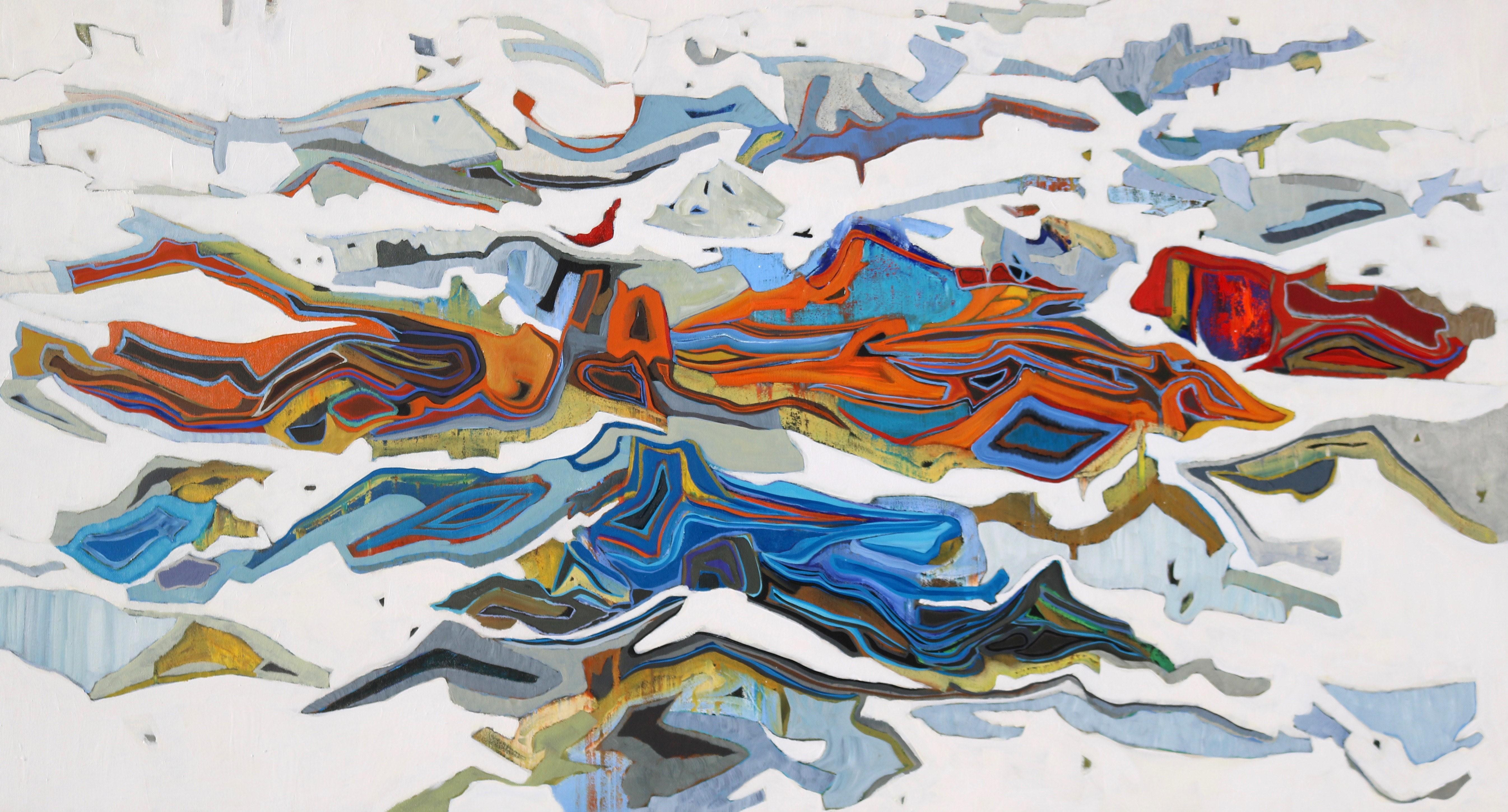 Chase Langford Abstract Painting - Laguna Cove 3
