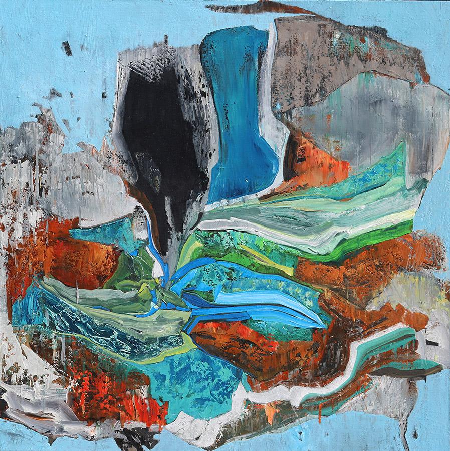 Abstract Painting di Chase Langford - Serbatoio Stampede