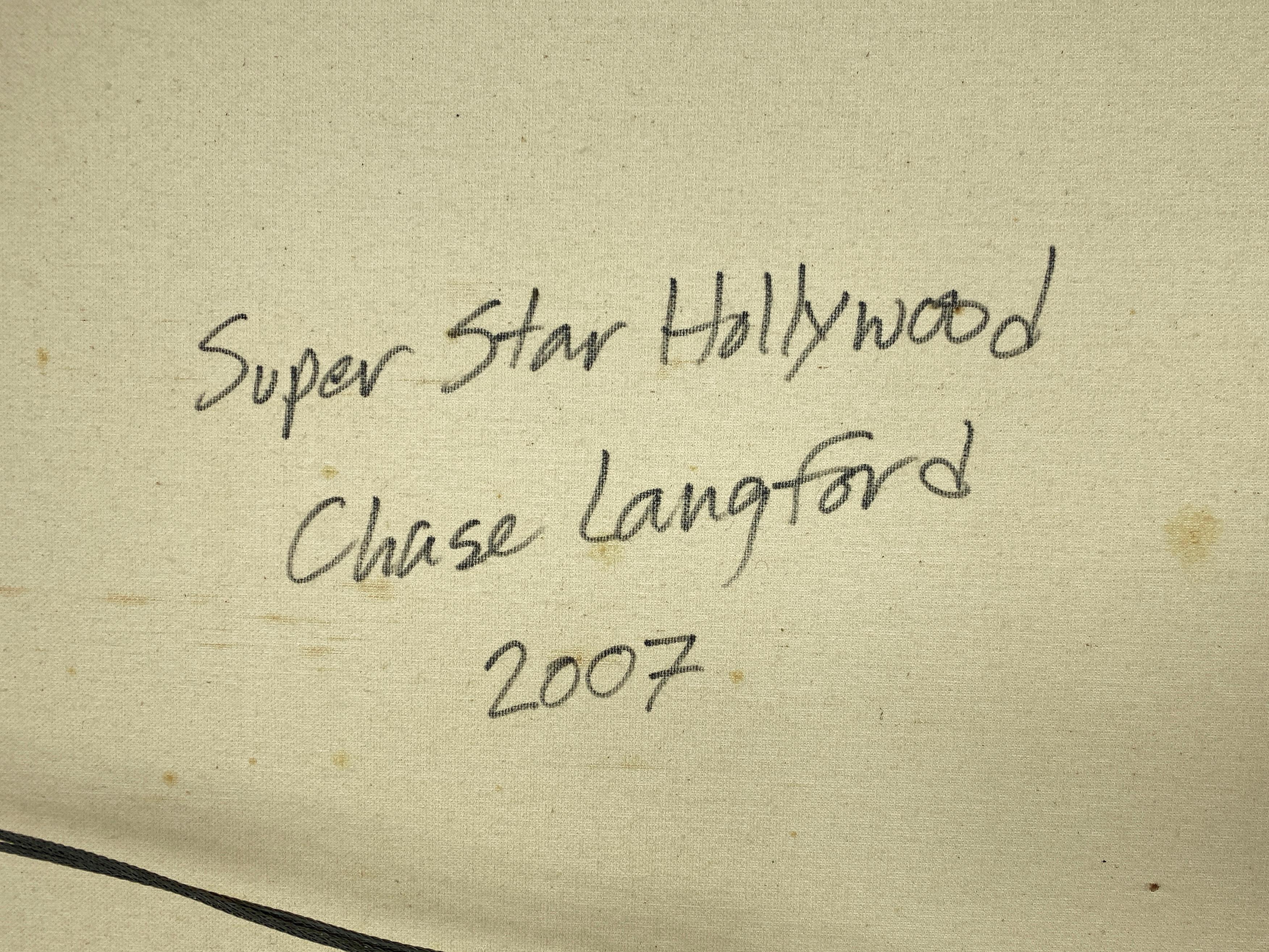 Chase Langford “Super Star Hollywood”, Monumental Mixed-Media Painting, 2007 11