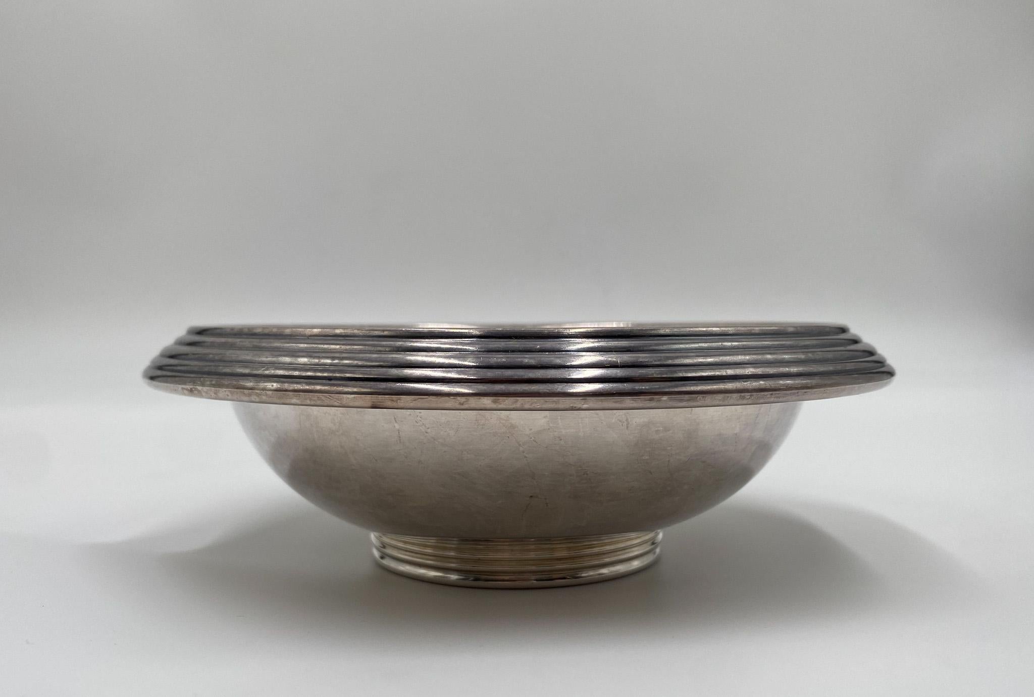 Chase USA Art Deco Decorative Bowl, 1940's  In Good Condition For Sale In Costa Mesa, CA