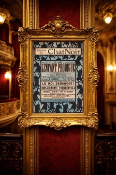 Affiche de théâtre française « Chat Noir » de 1894, Henri Rivière