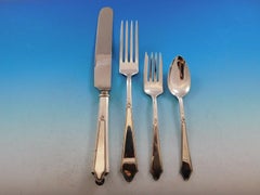 Chateau by Lunt Sterling Silver Flatware Set for 12 Service 89 Piece Dinner Size