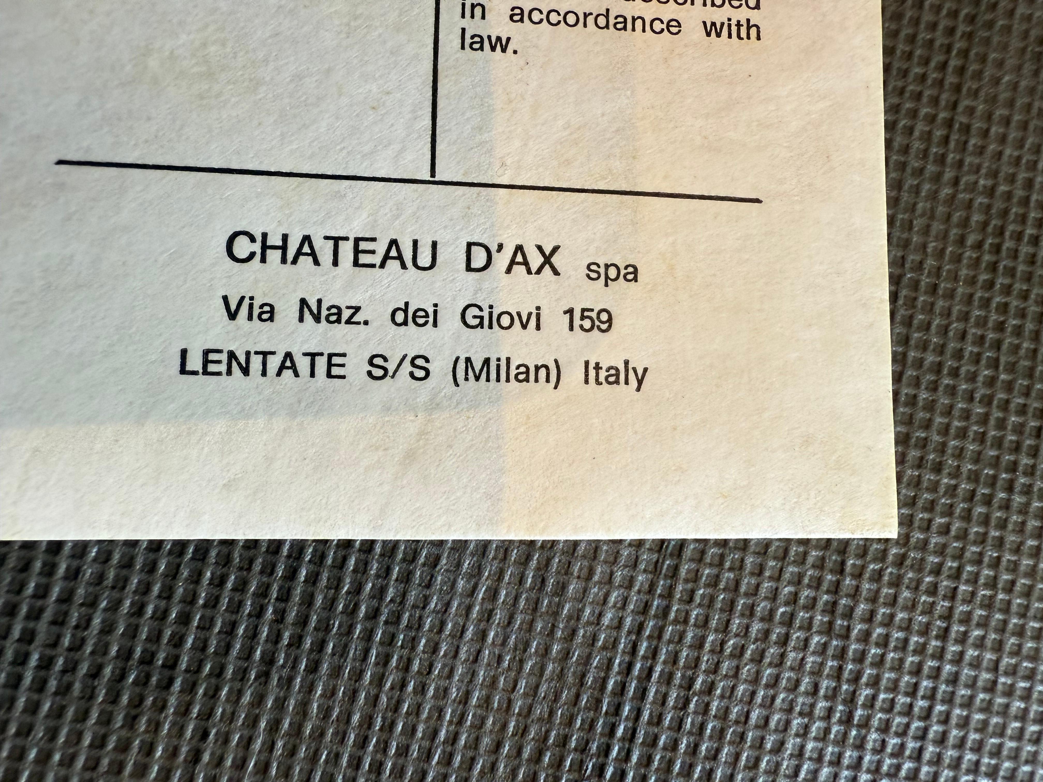 Chateau d'Ax - Sedie da pranzo vintage in finto bois intagliato, Italia, Set di 6 in vendita 7