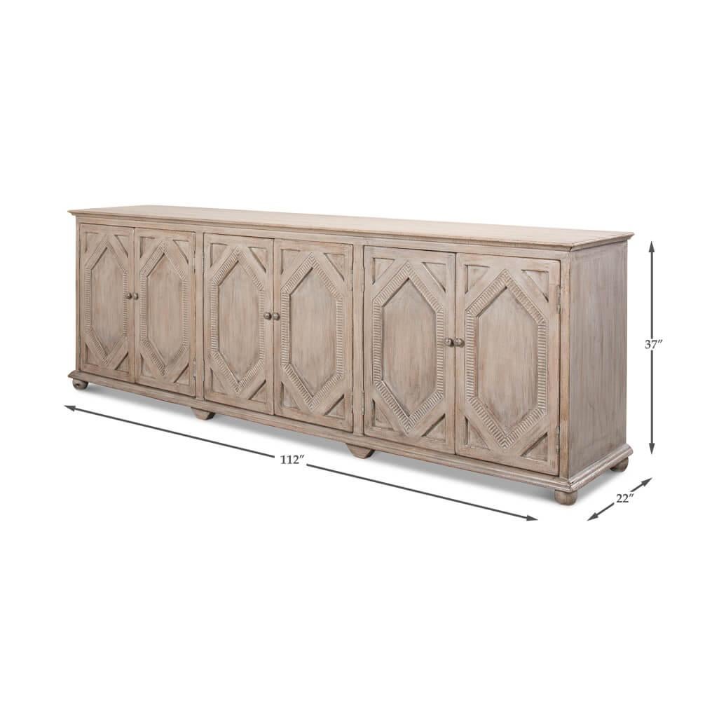 Chateau French Grey Sideboard For Sale 4