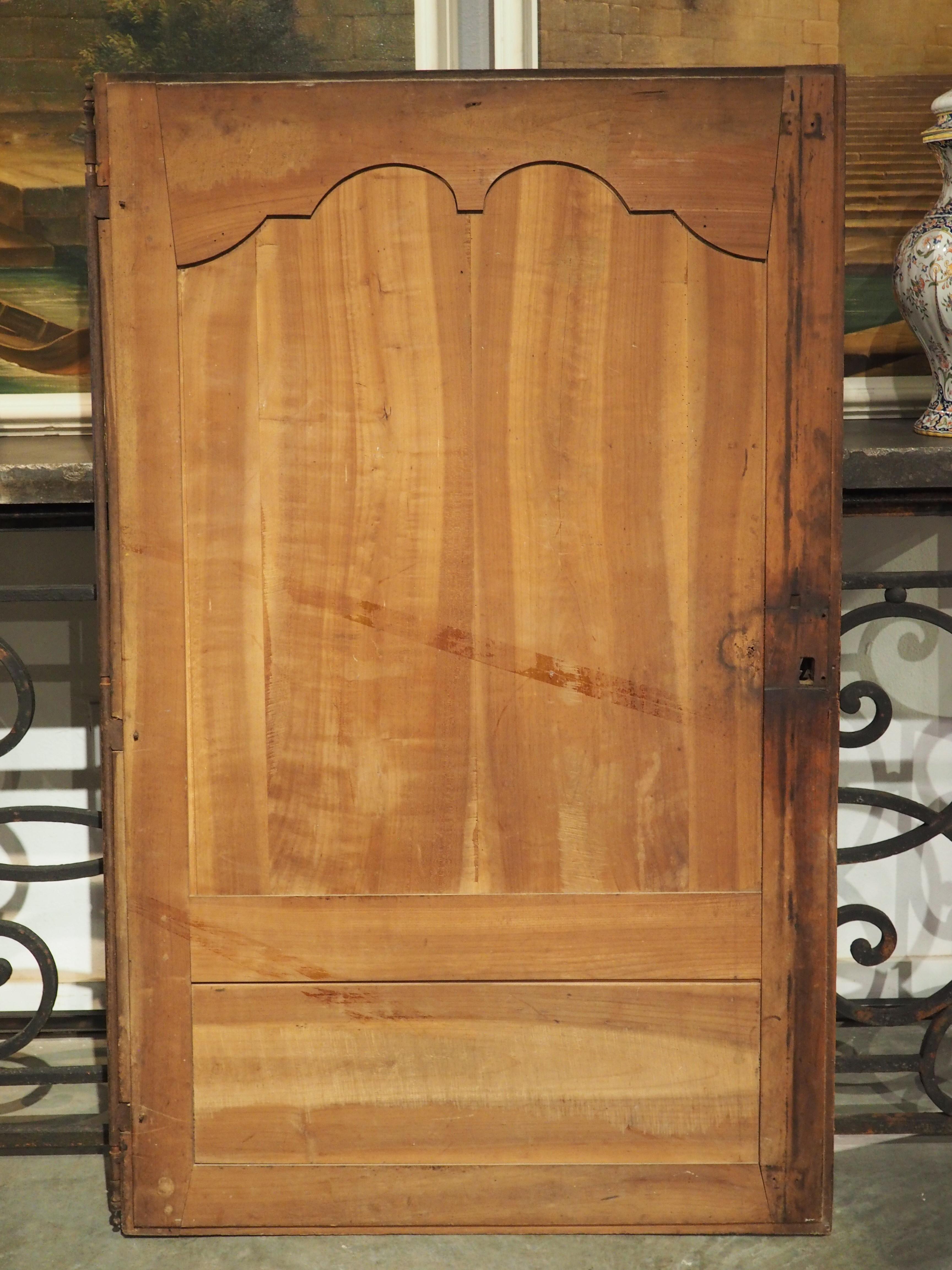 Chateau Malescot St. Exupery Antique Cherrywood Cabinet Door from France 11
