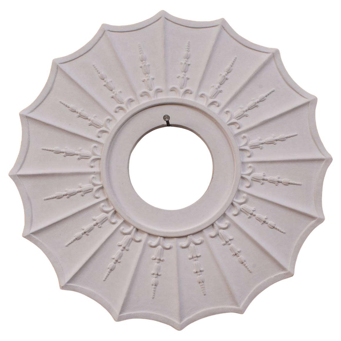 "Chateau" Plaster Ceiling Medallion For Sale at 1stDibs