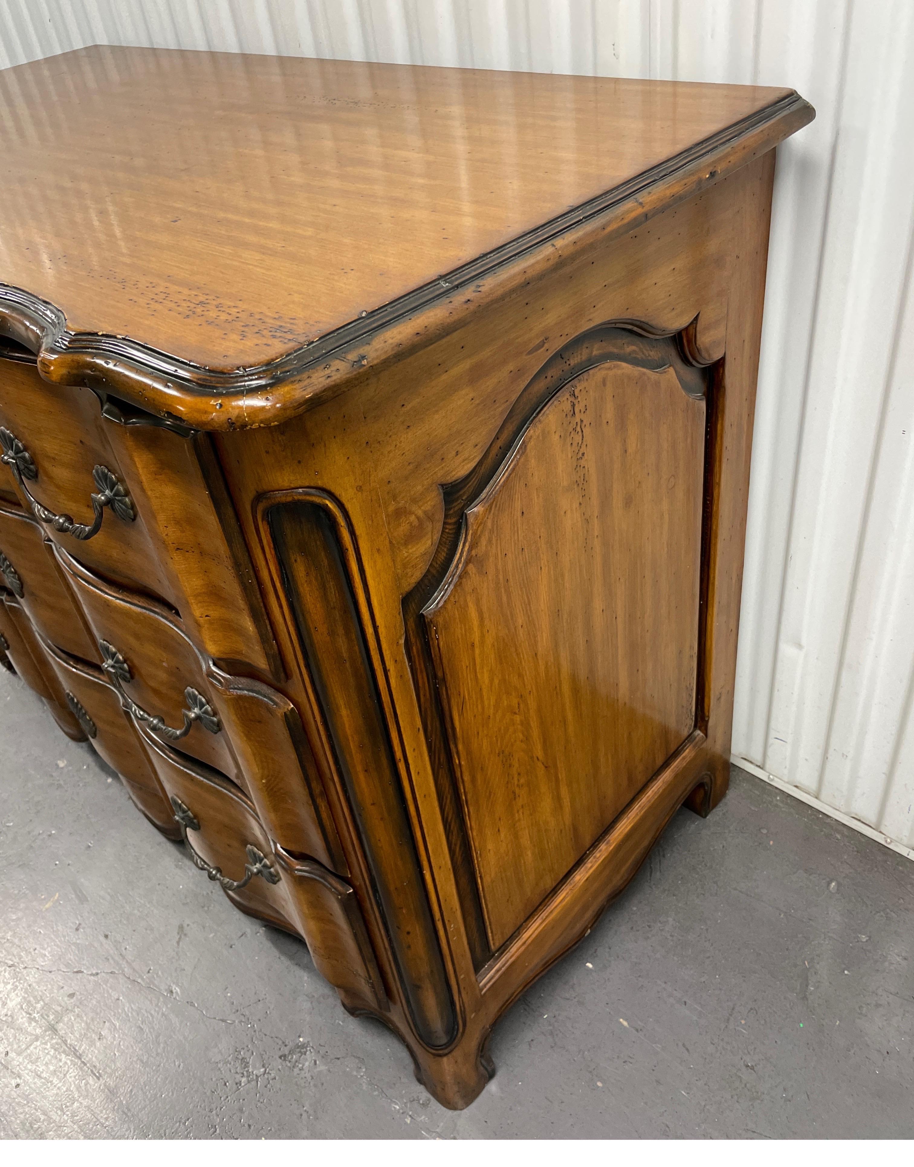 Country Chateau Style French Commode by Theodore Alexander For Sale