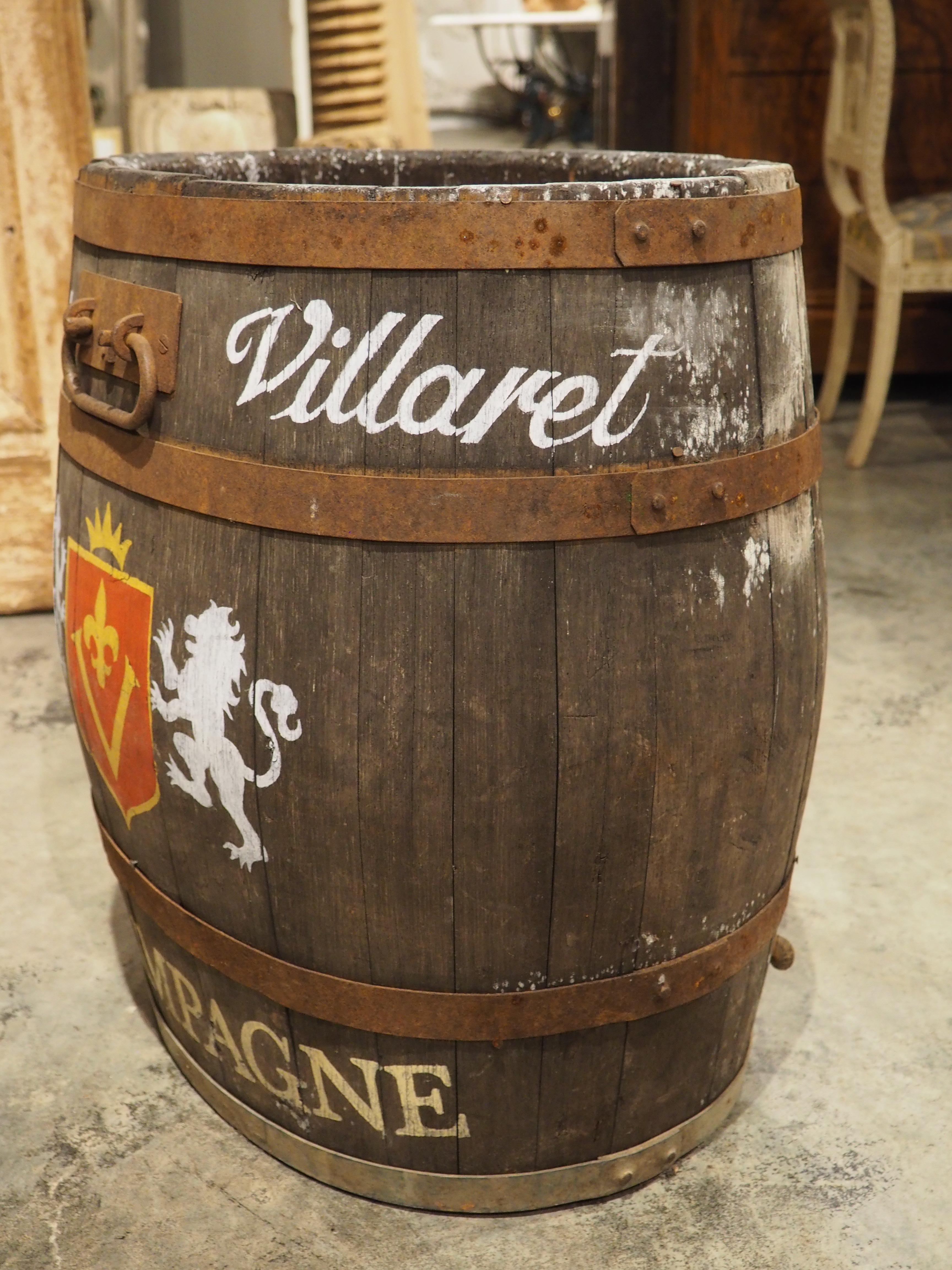 Botte o fioriera da champagne antica Chateau Villaret French, CIRCA 1920 in vendita 3