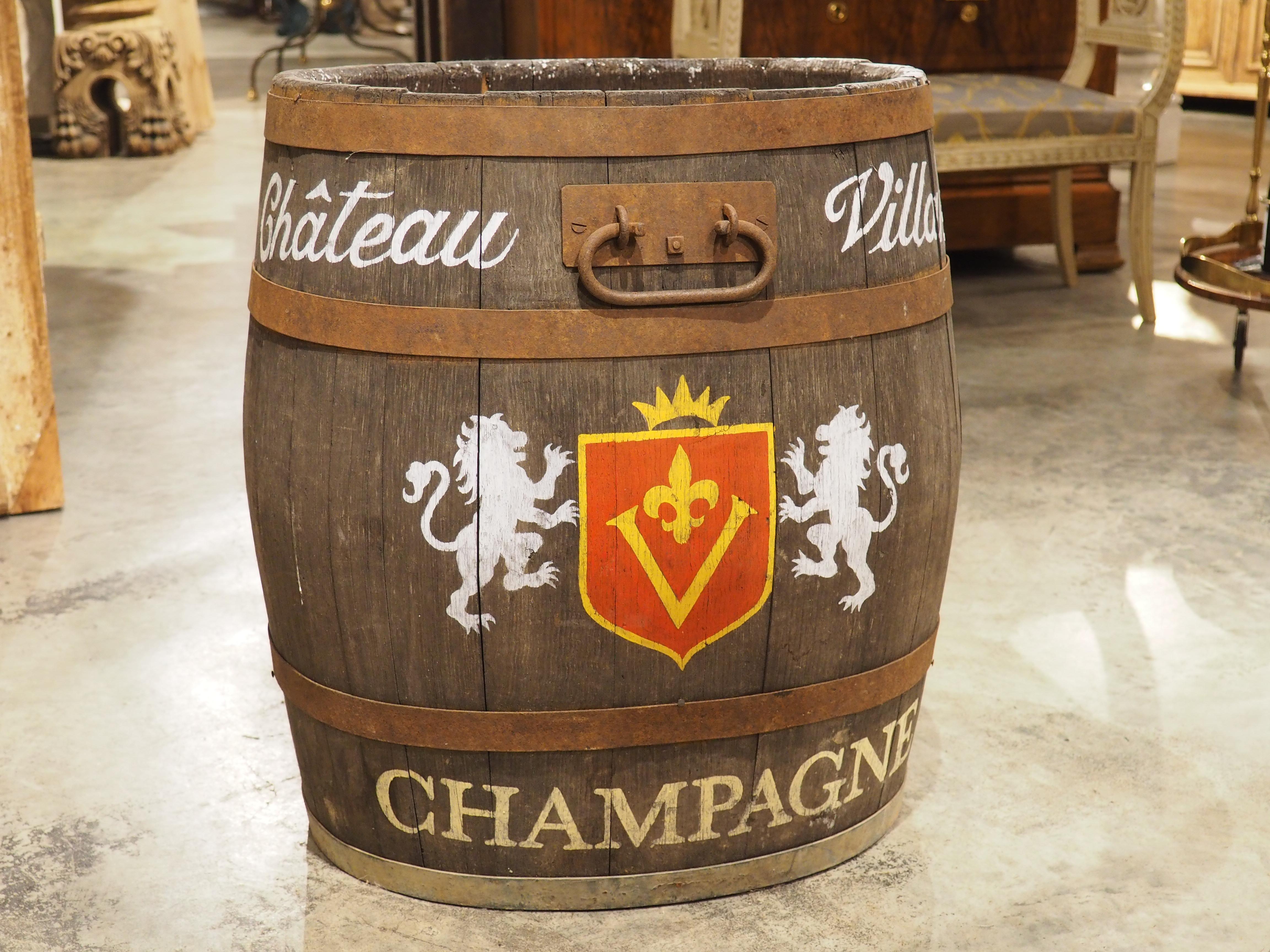 Botte o fioriera da champagne antica Chateau Villaret French, CIRCA 1920 in vendita 5