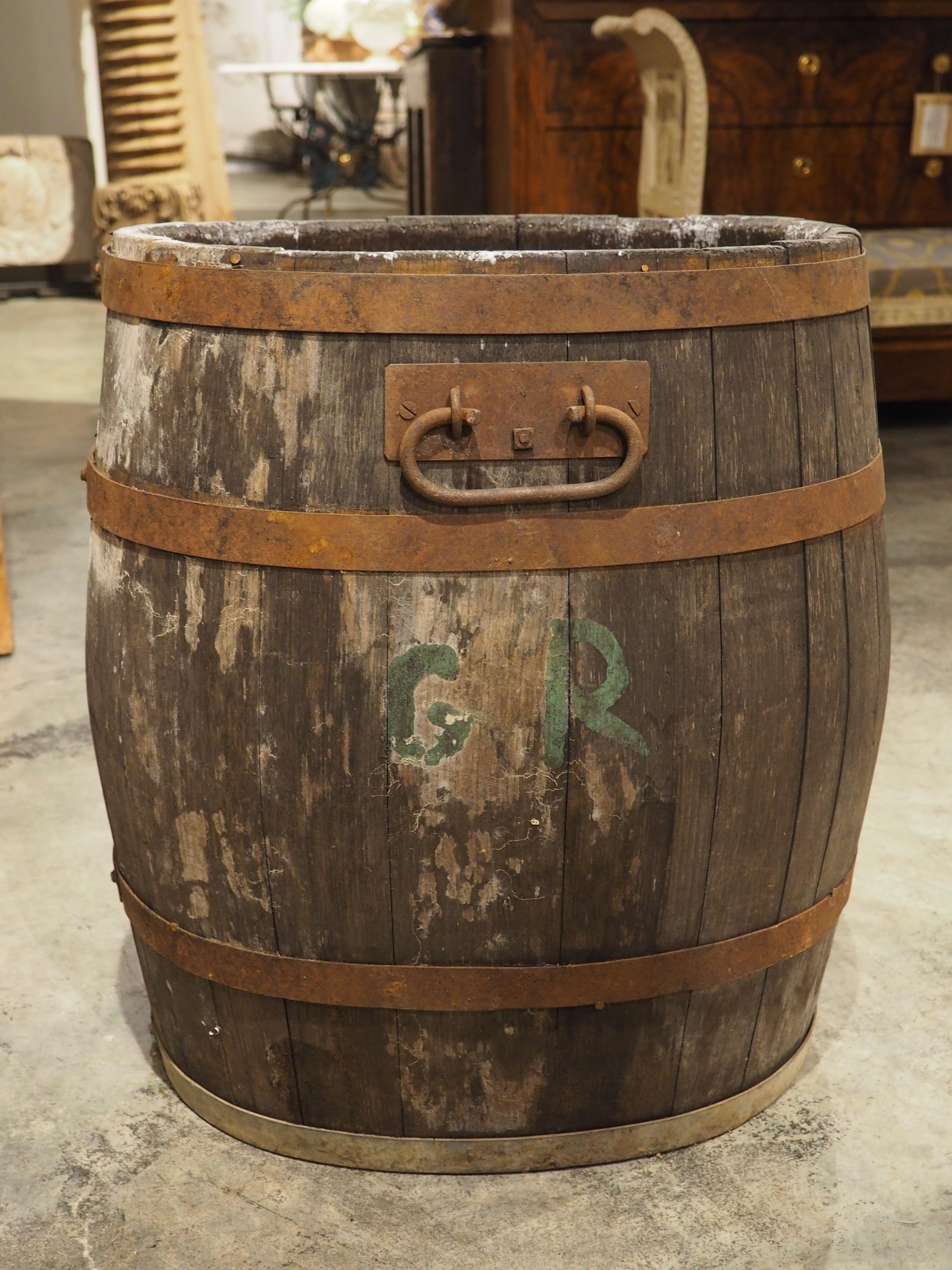 Francese Botte o fioriera da champagne antica Chateau Villaret French, CIRCA 1920 in vendita