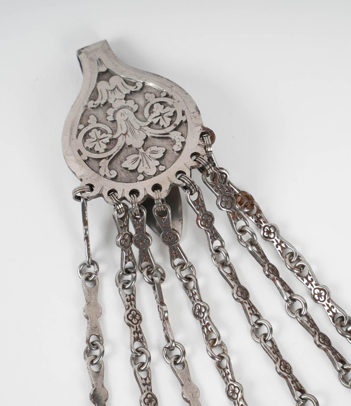 Art Nouveau Chatelaine from the Early 20th Century. For Sale