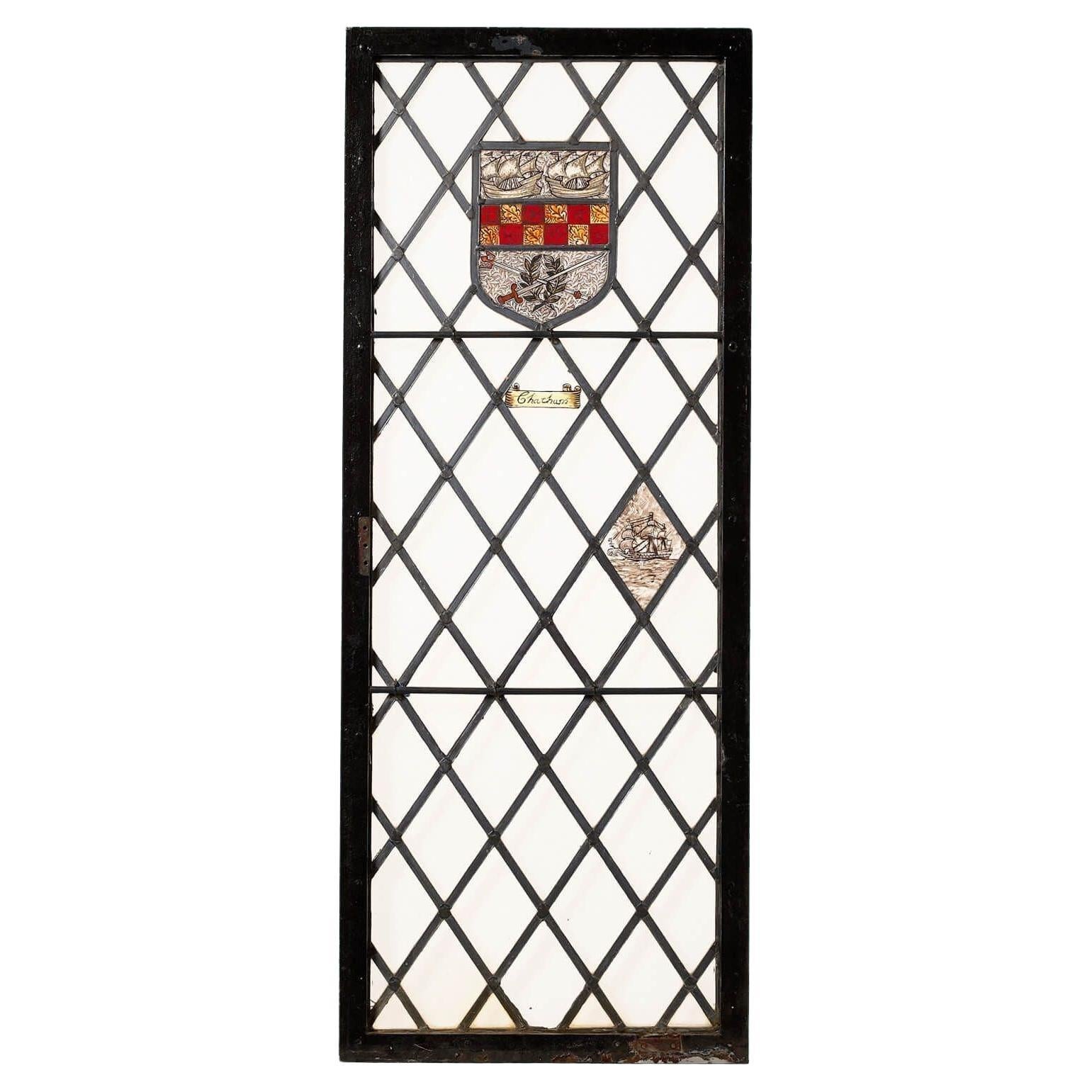 'Chatham' Antique Stained Glass Window