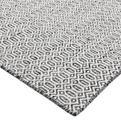 Chatham Hand Woven Contemporary Geometric Wool 10' 0" x 14' 0" Gray Area Rug
