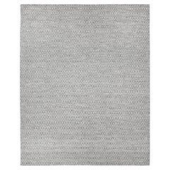 Chatham – handgewebter, moderner Teppich aus Wolle mit geometrischem Muster, 8' 0" x 10' 0", grau