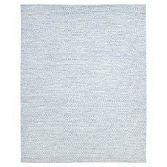 Chatham Hand Woven Contemporary Geometric Wool 9' 0" x 12' 0" Blue Area Rug